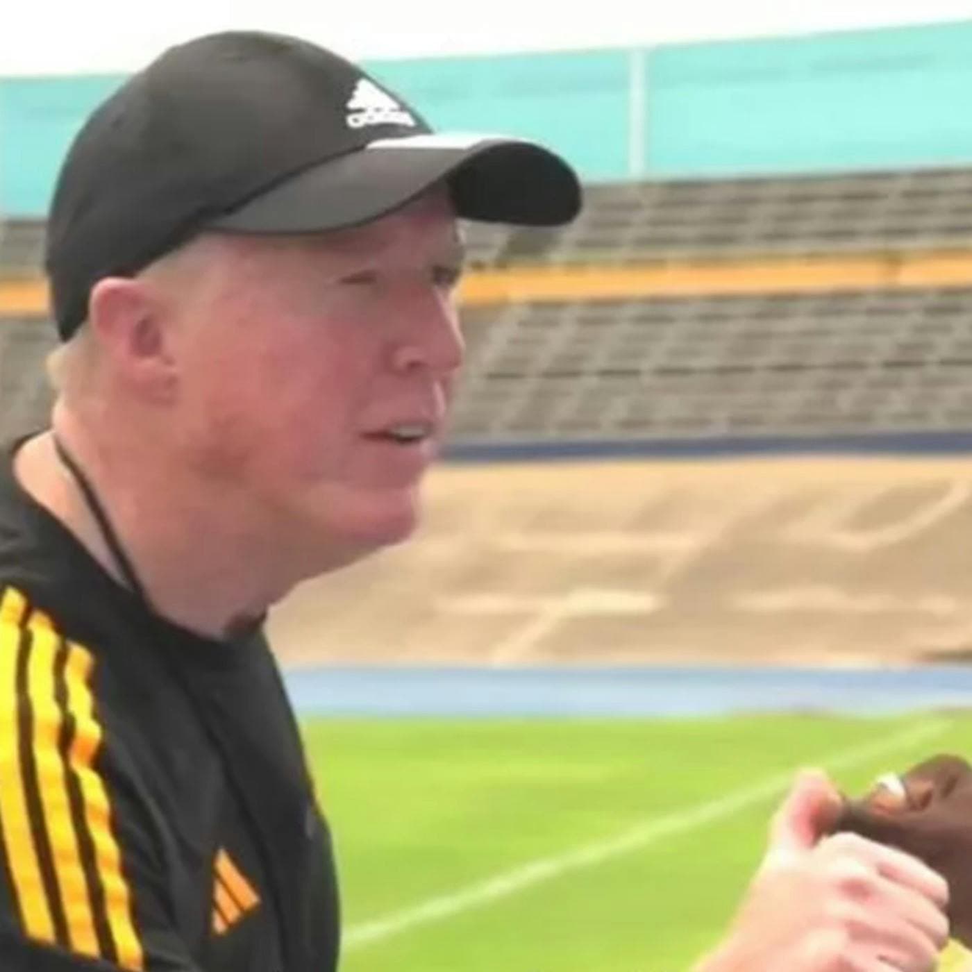 Steve McClaren passes the dutchie artwork