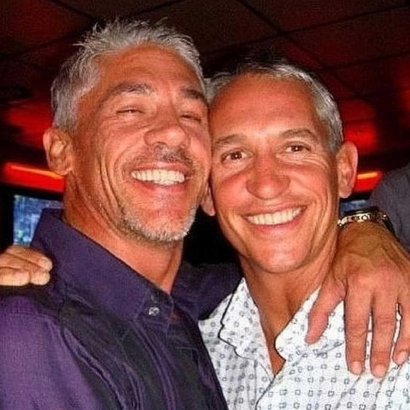 Gary and Wayne Lineker: naughty and nice artwork