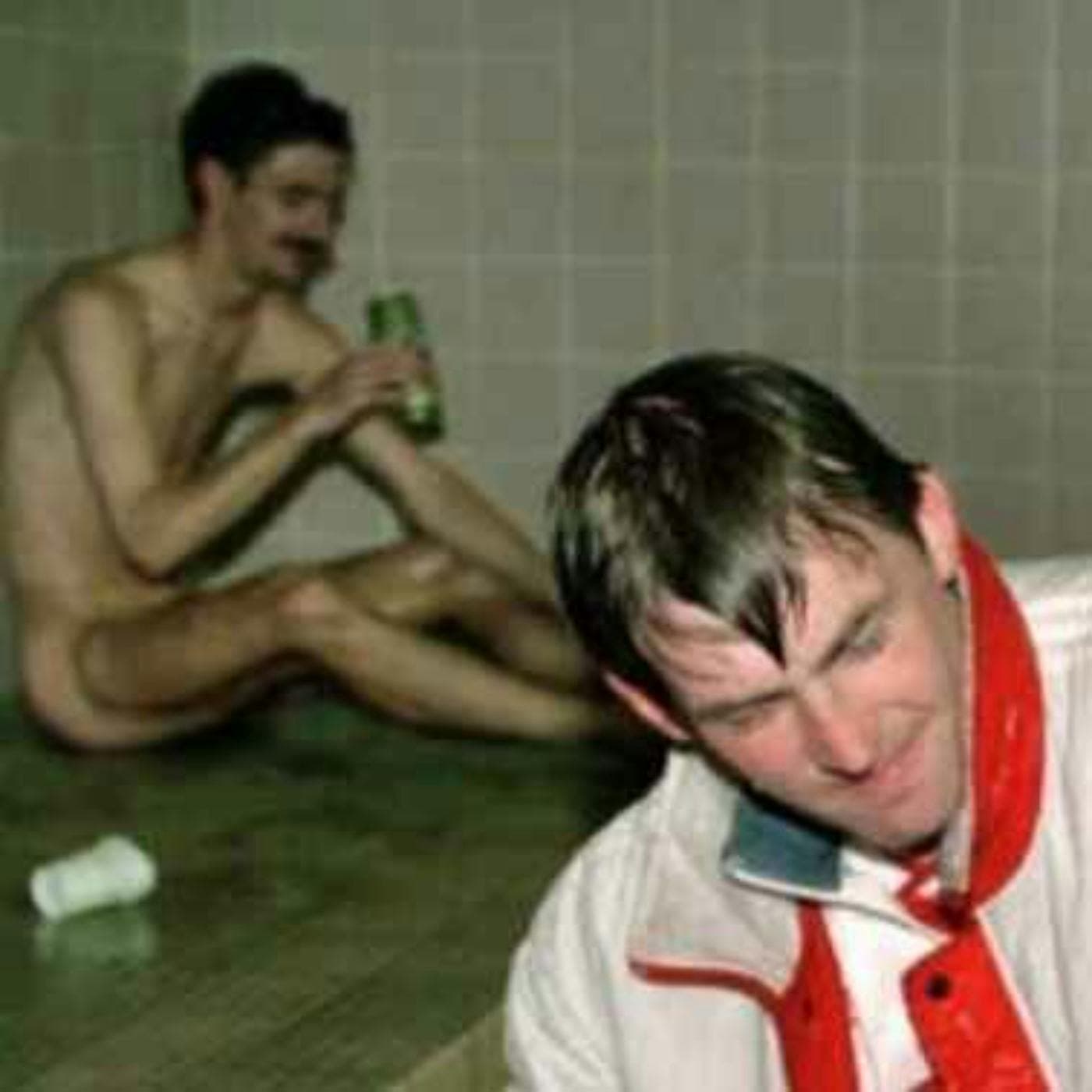 A drunken dressing room scrap with two teenagers artwork