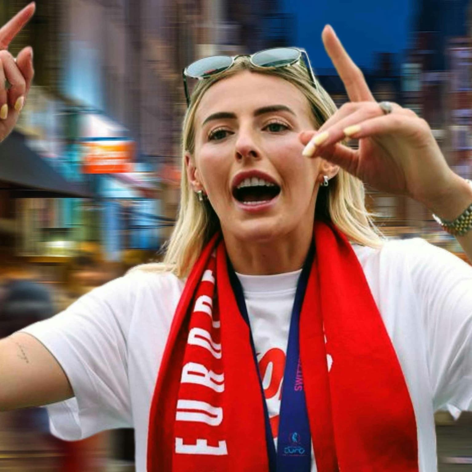 Chloe Kelly on the sesh | Extra shot artwork
