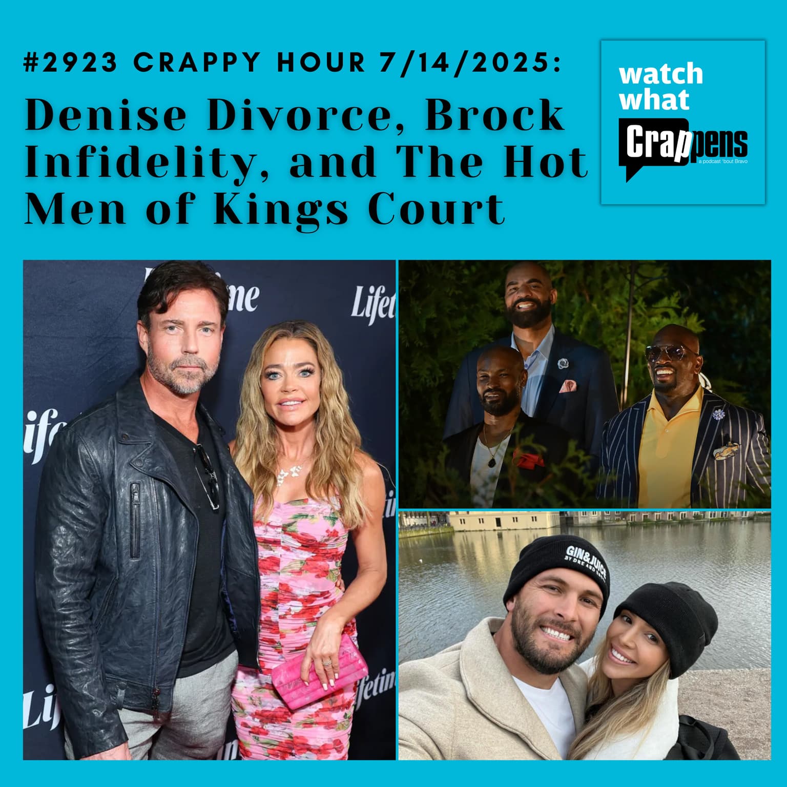 #2923 Crappy Hour: Denise Divorce, Brock Infidelity, and The Hot Men of Kings Court artwork