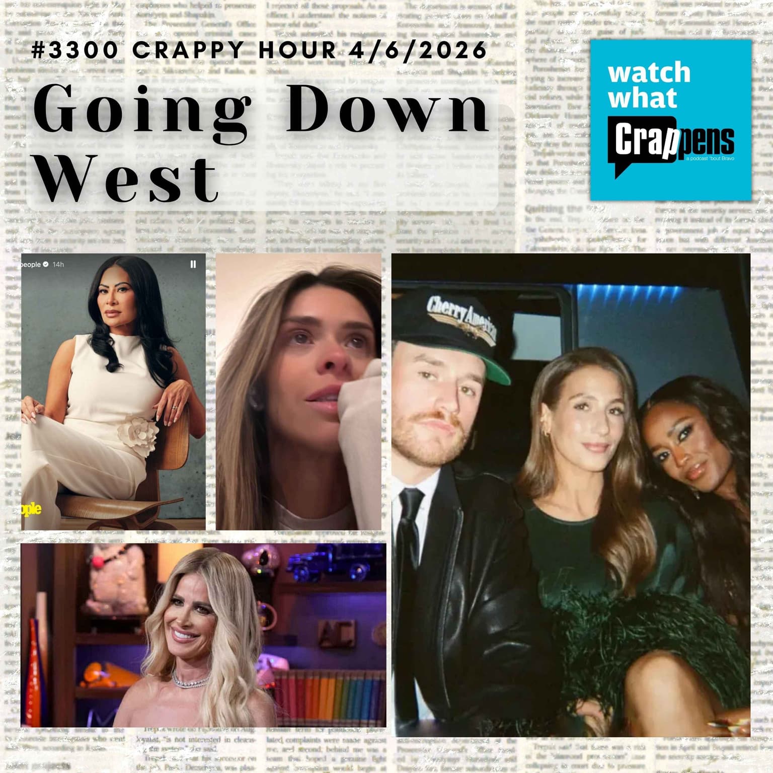 #3300 Crappy Hour 4/6/26: Going Down West artwork