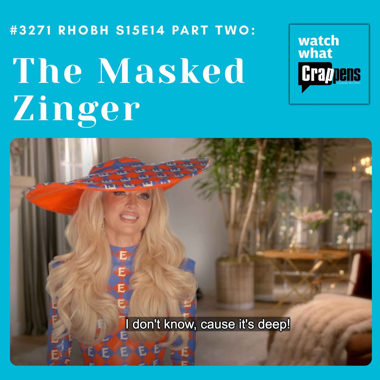 #3271 RHOBH S15E14 Part 2: The Masked Zinger artwork