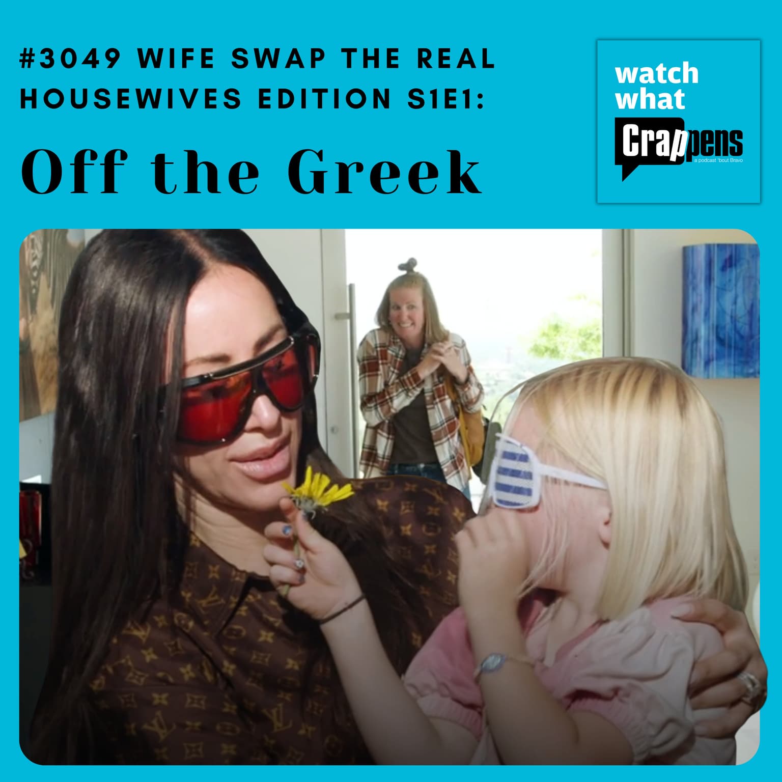 #3049 Wife Swap The Real Housewives Edition S1E1: Off the Greek artwork