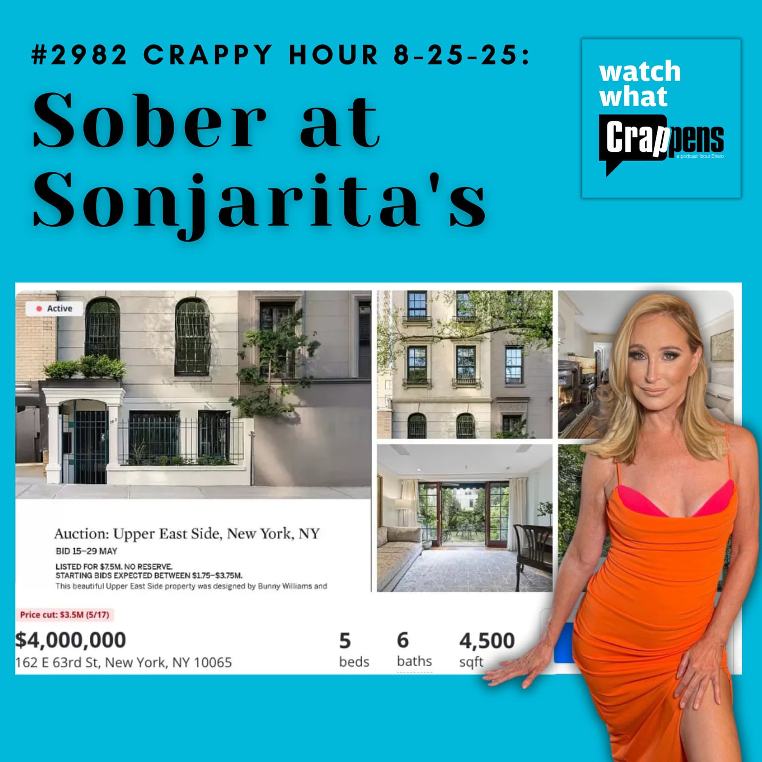 #2982 Crappy Hour 8-25-25: Sober at Sonjarita's artwork