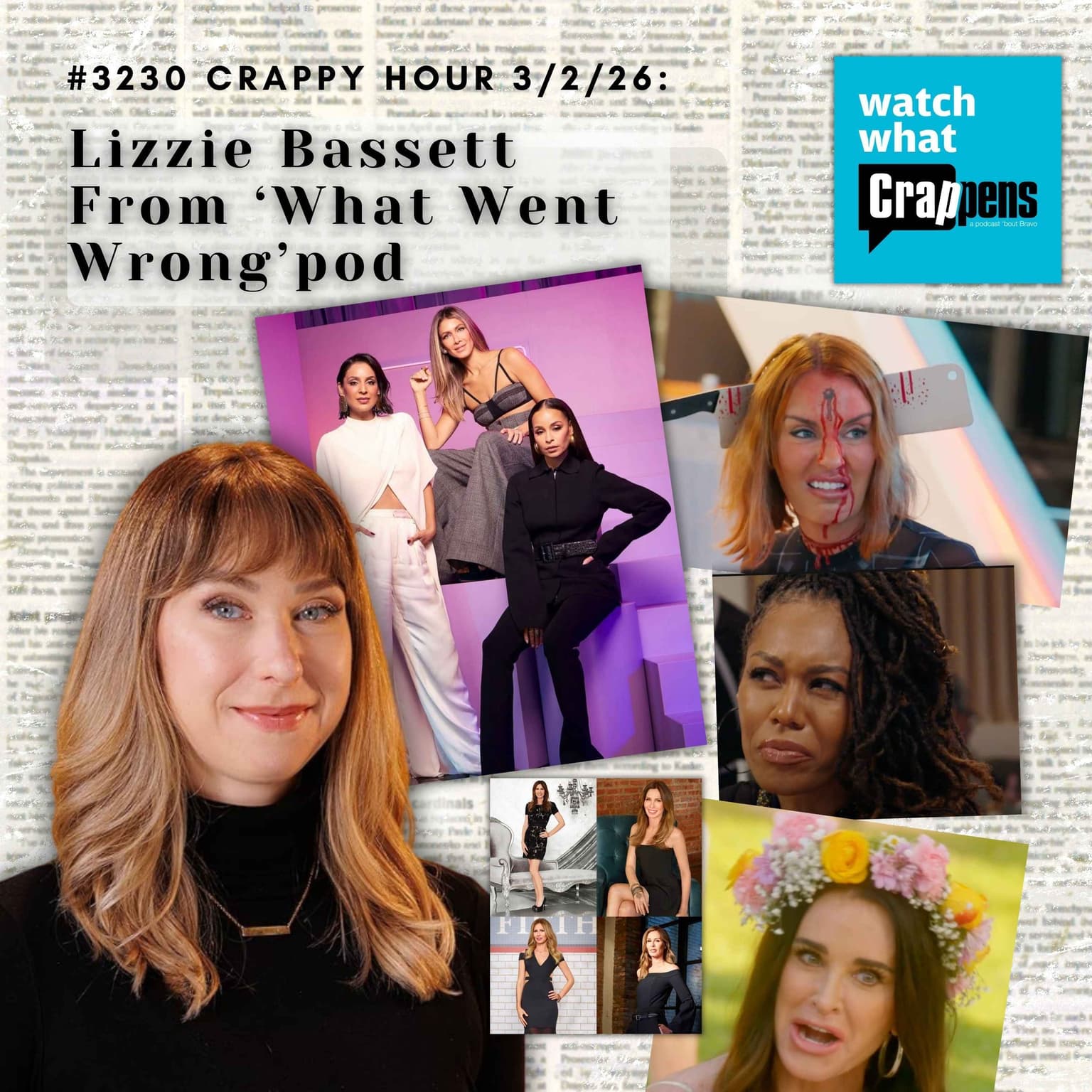 #3240 Crappy Hour 3/2/26: Lizzie Bassett From What Went Wrong artwork