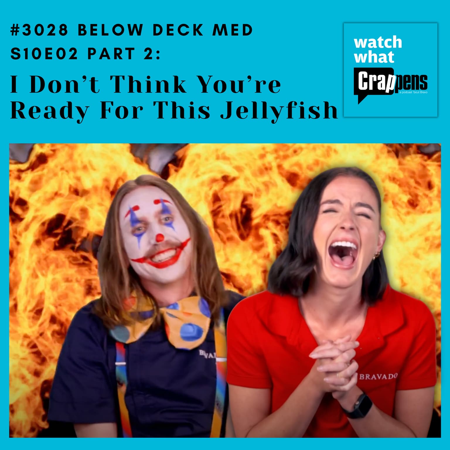 #3028 Below Deck Med S10E02 Part 2: I Don’t Think You’re Ready For This Jellyfish artwork