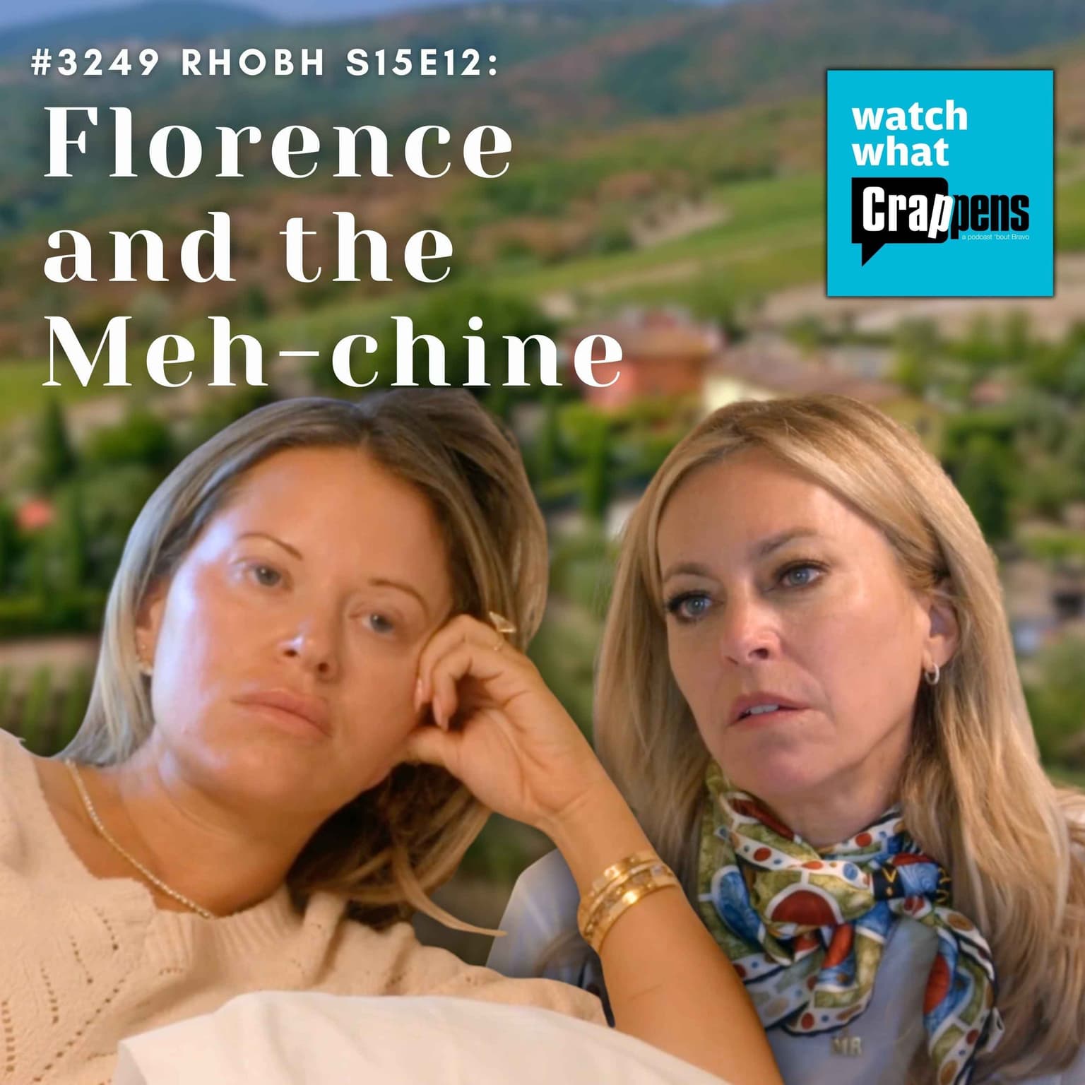 #3249 RHOBH S15E12: Florence and the Meh-chine artwork