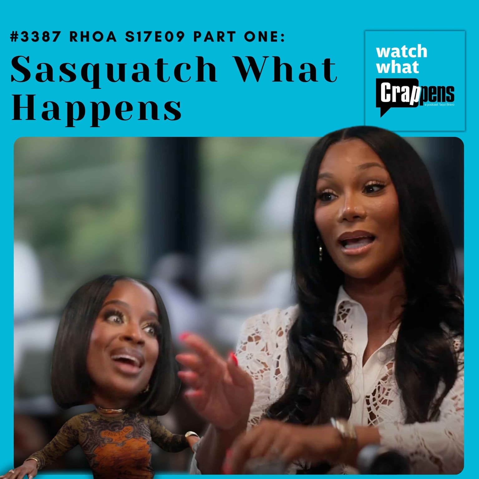 #3387 RHOA S17E09 Part One: Sasquatch What Happens artwork