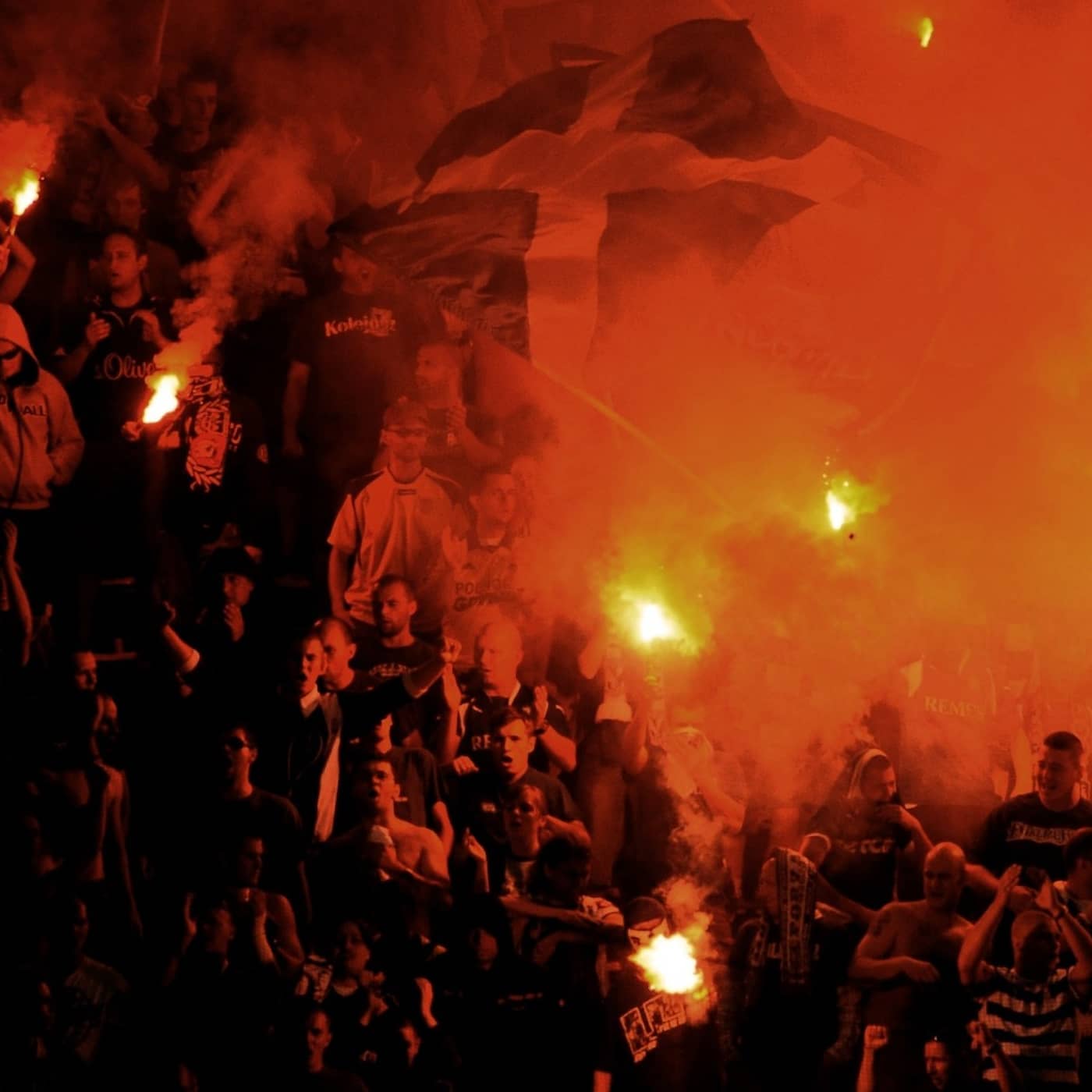 Om subkulturen huliganism artwork