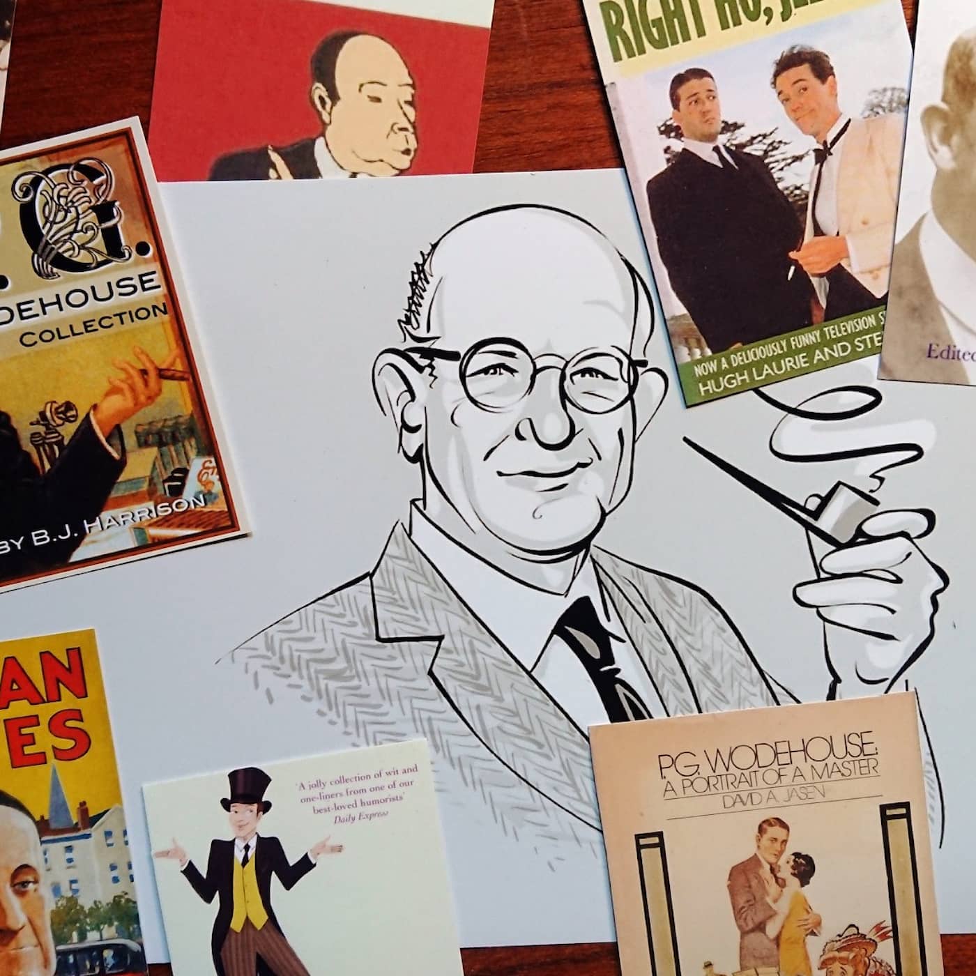 Om P.G. Wodehouse artwork