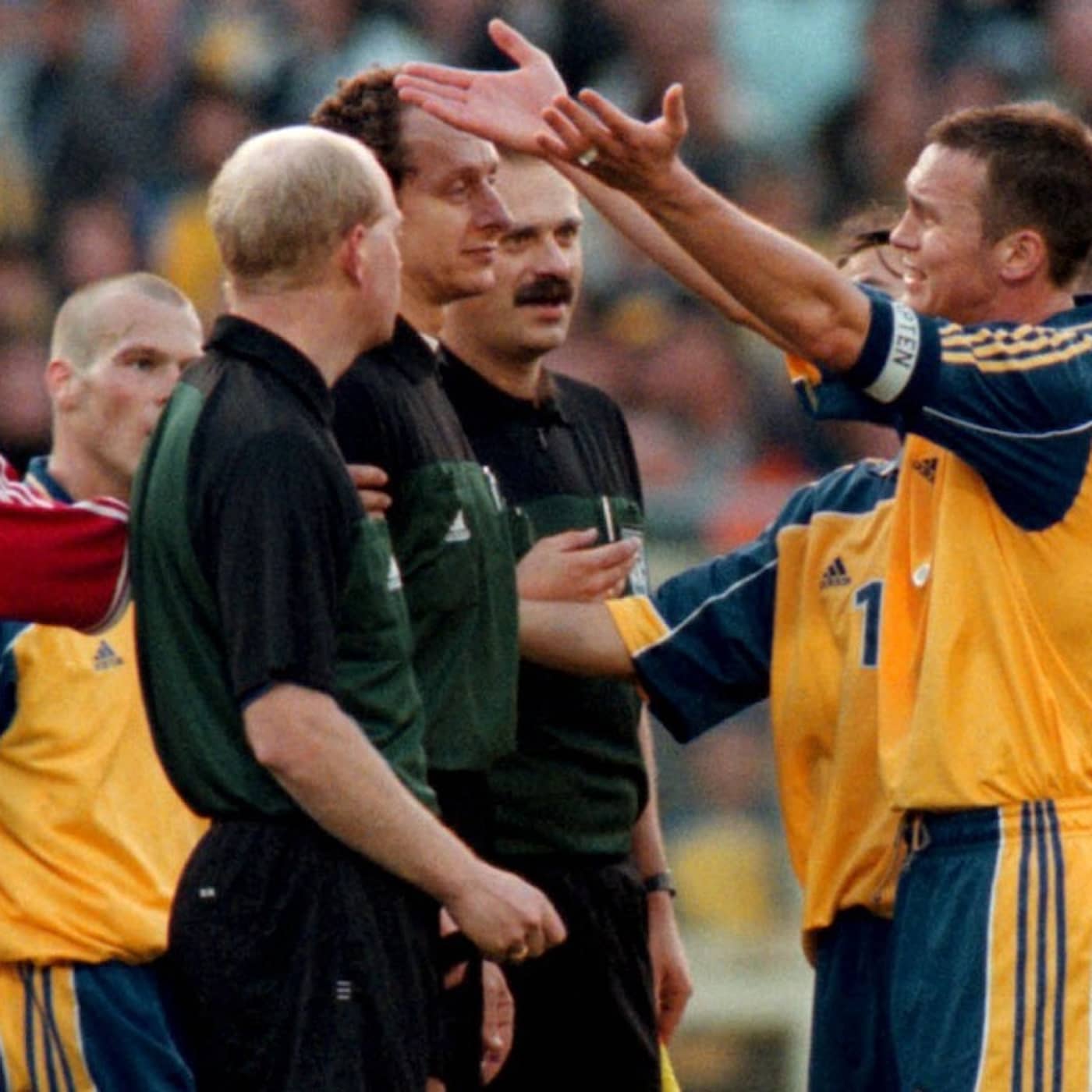"Världens tråkigaste fotbollsmatch" artwork