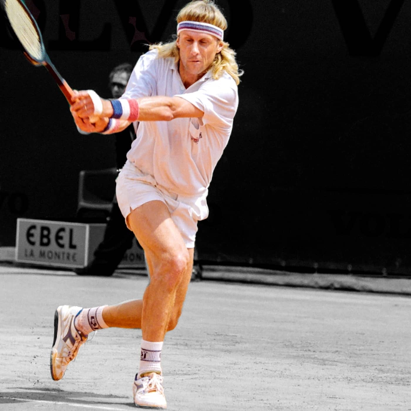 När Björn Borg gjorde comeback med träracket artwork
