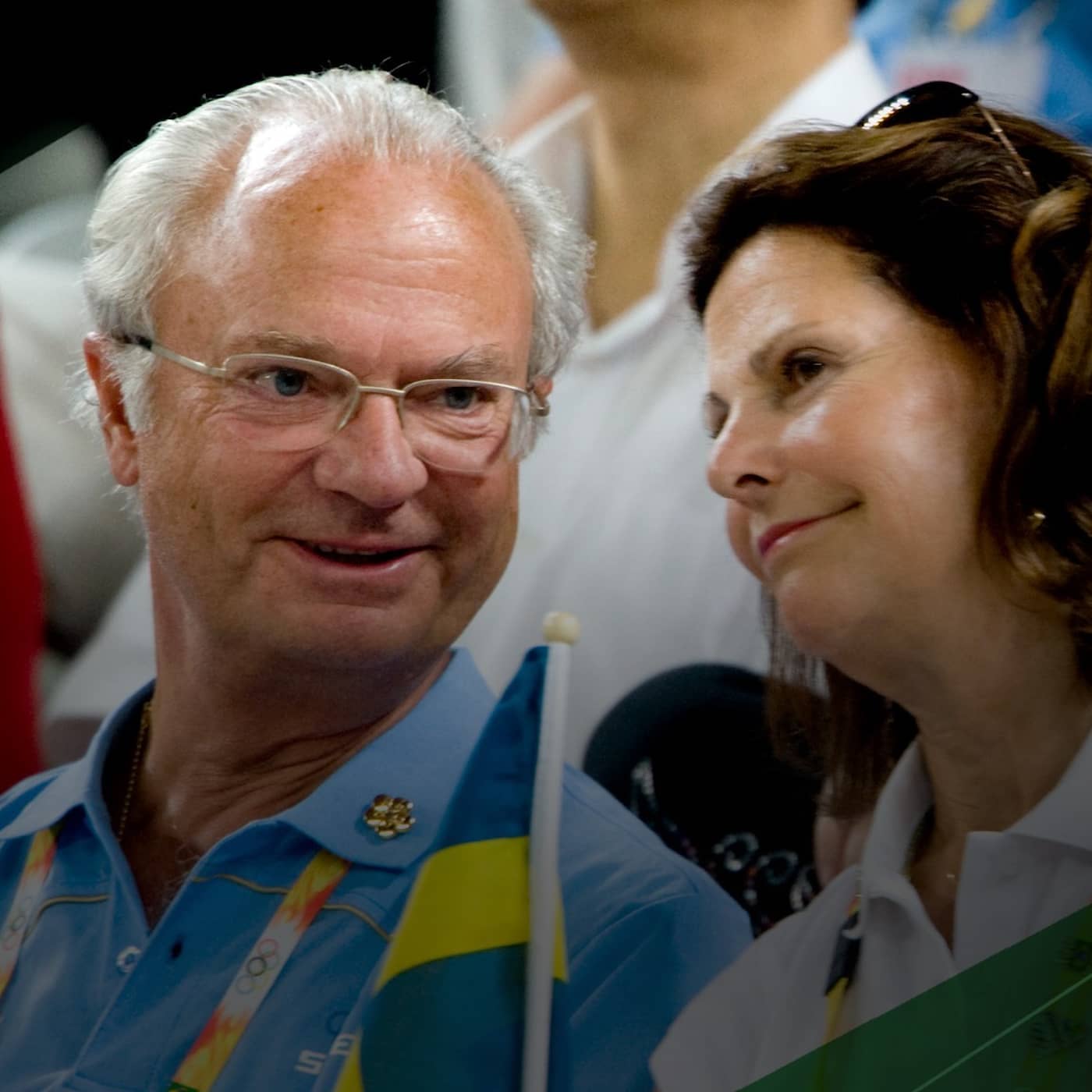 OS-kungen Carl Gustaf – med Silvia i kikaren artwork