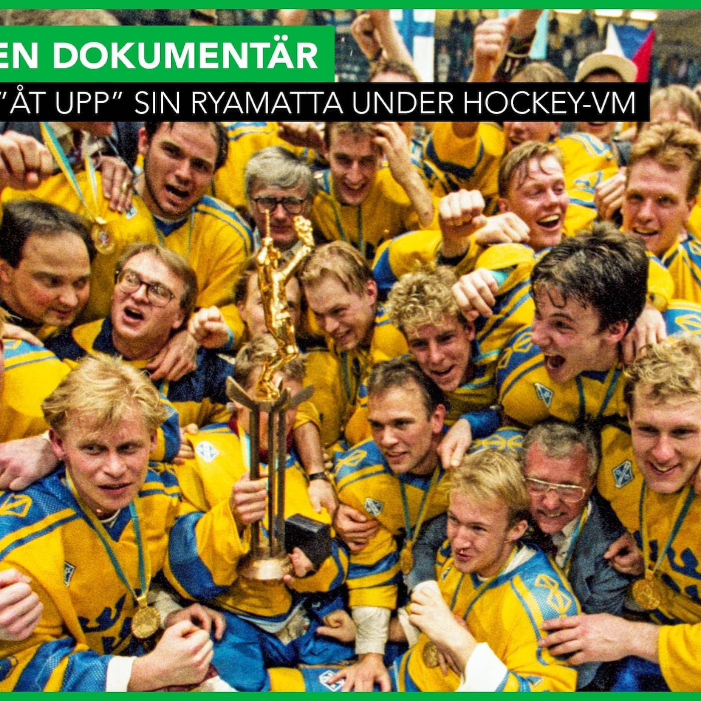 När Carl Bildt "åt upp" sin ryamatta under hockey-VM artwork