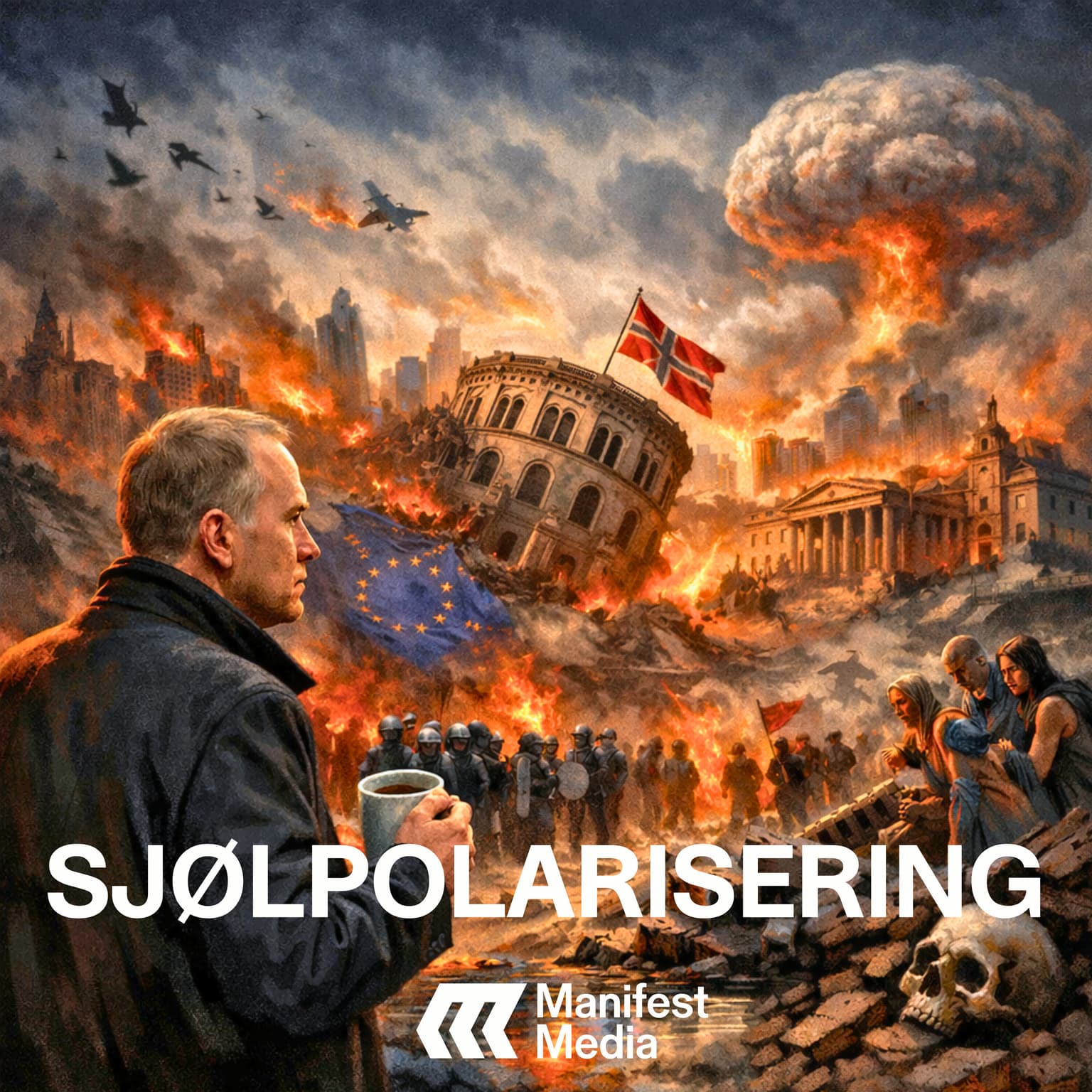 SJØLPOLARISERING: Tojes sivilisasjons kollaps artwork