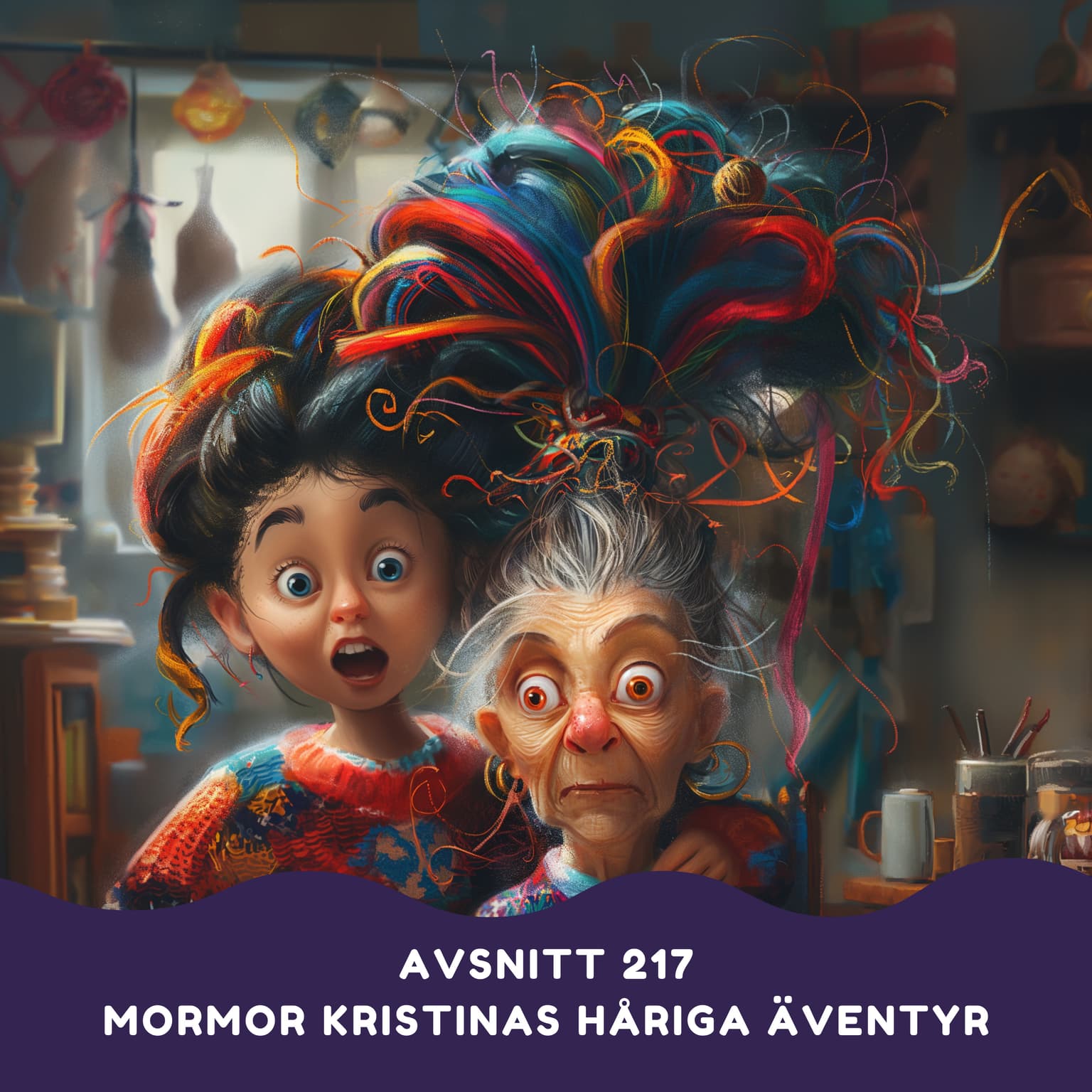Mormor Kristinas håriga äventyr artwork