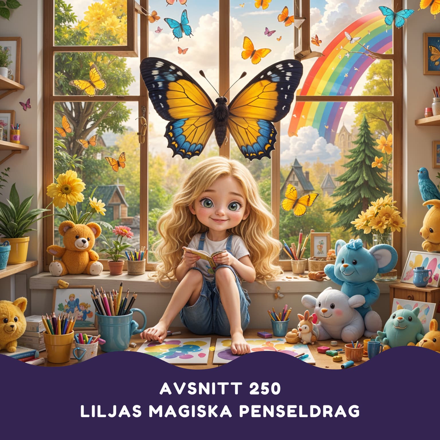 Liljas magiska penseldrag artwork