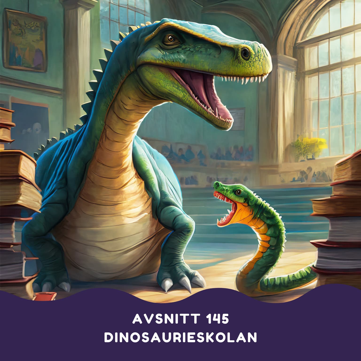 Dinosaurieskolan artwork
