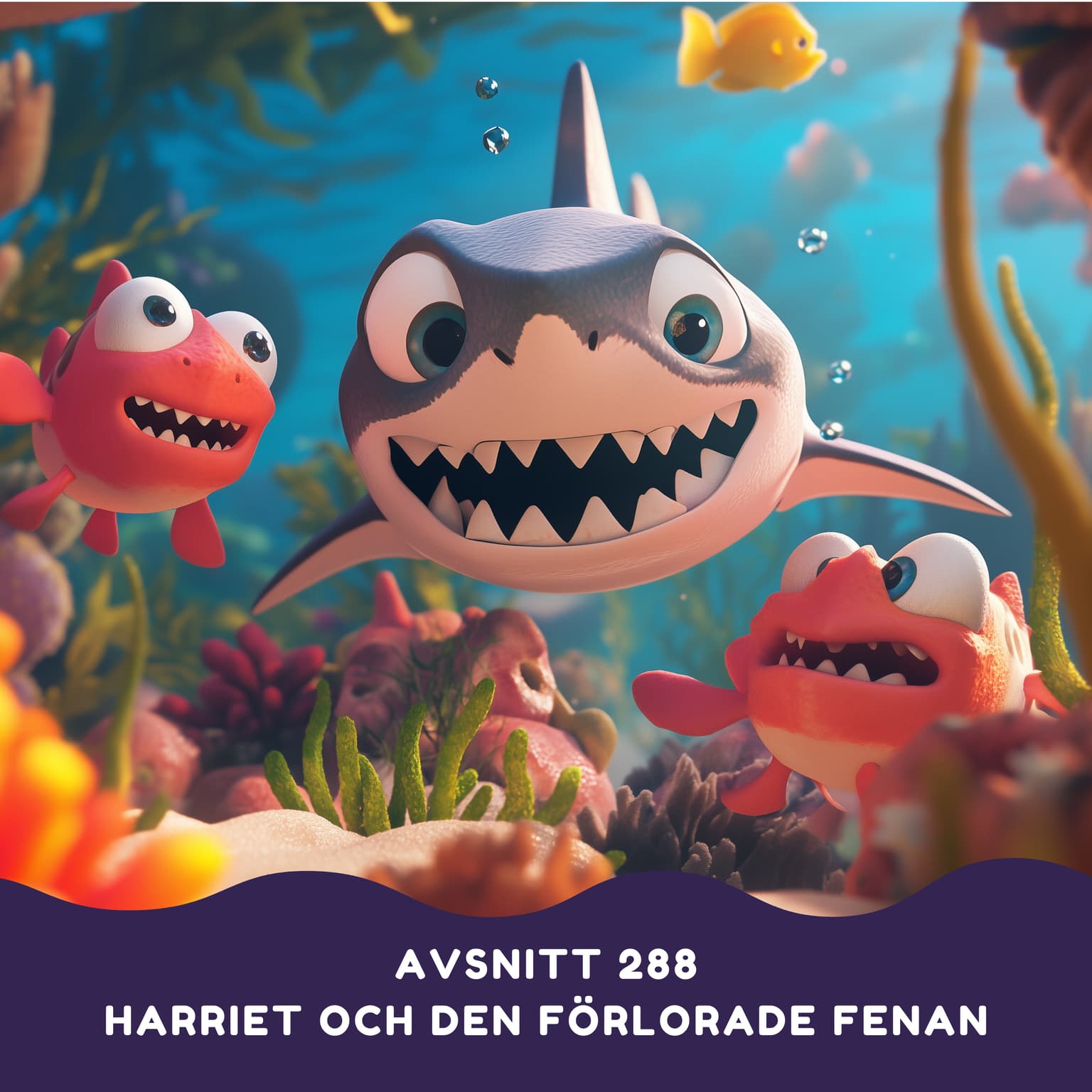 Harriet och den förlorade fenan artwork
