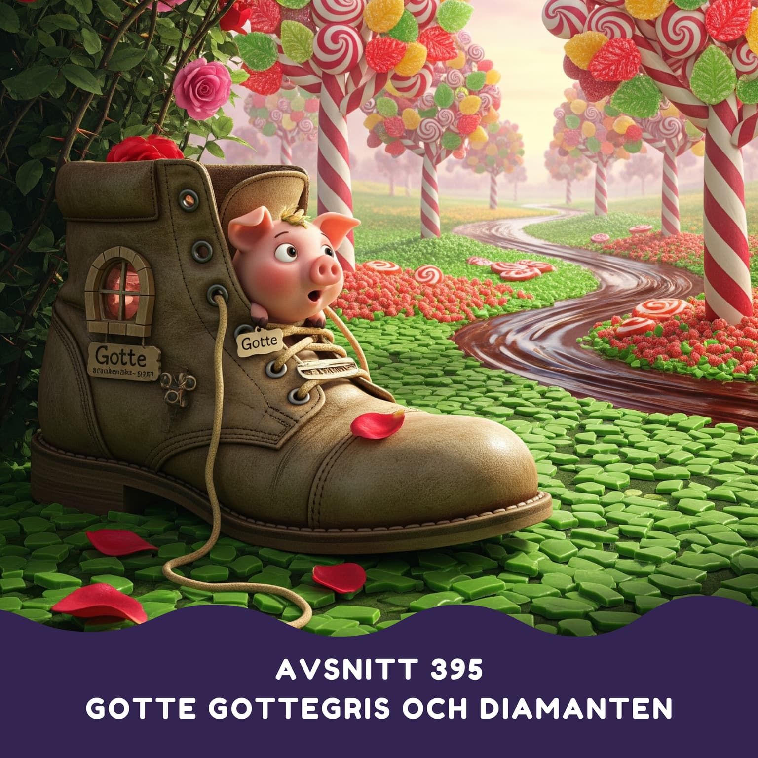Gotte Gottegris och diamanten artwork