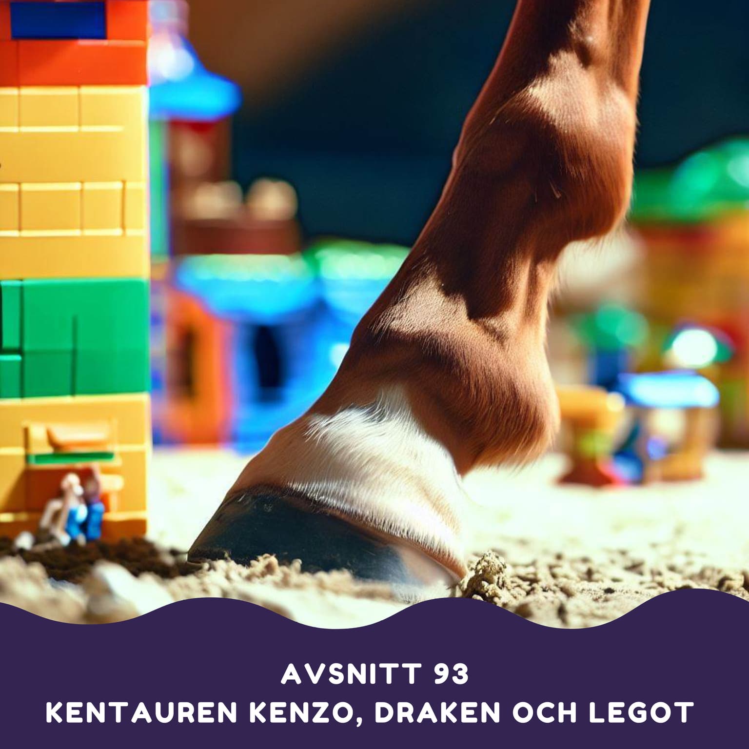 Kentauren Kenzo, draken och legot artwork