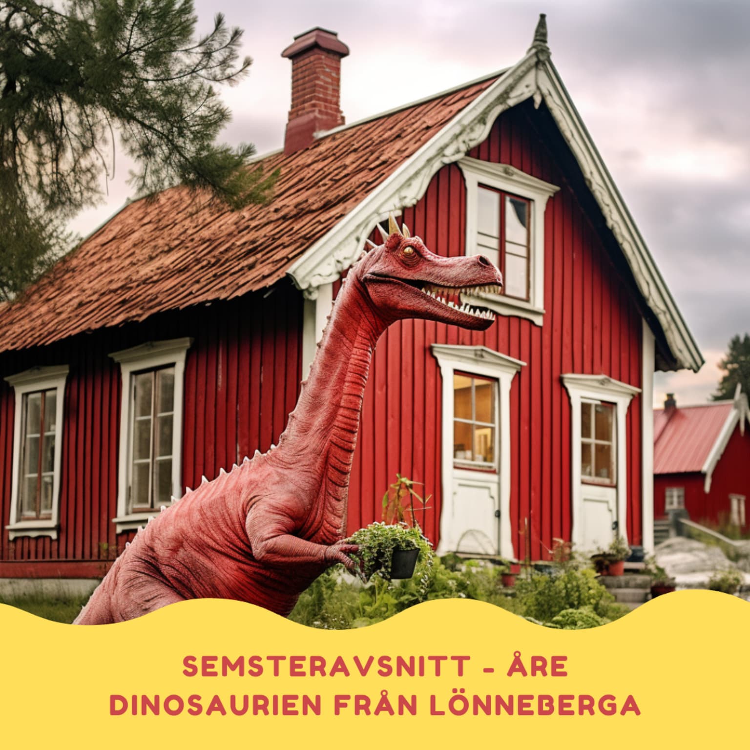 Den storslukande dinosaurien från Lönneberga artwork