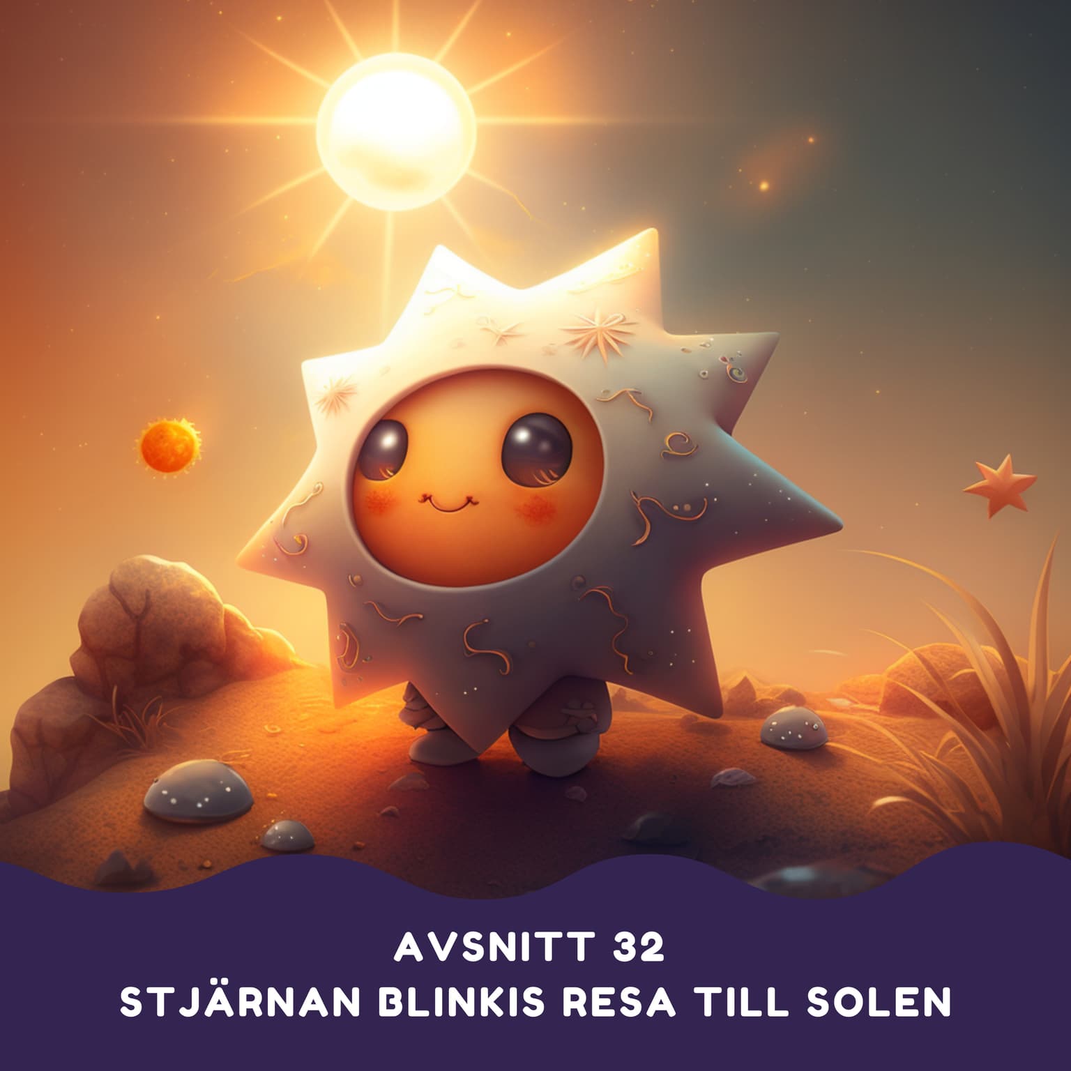 Stjärnan Blinkis resa till solen artwork
