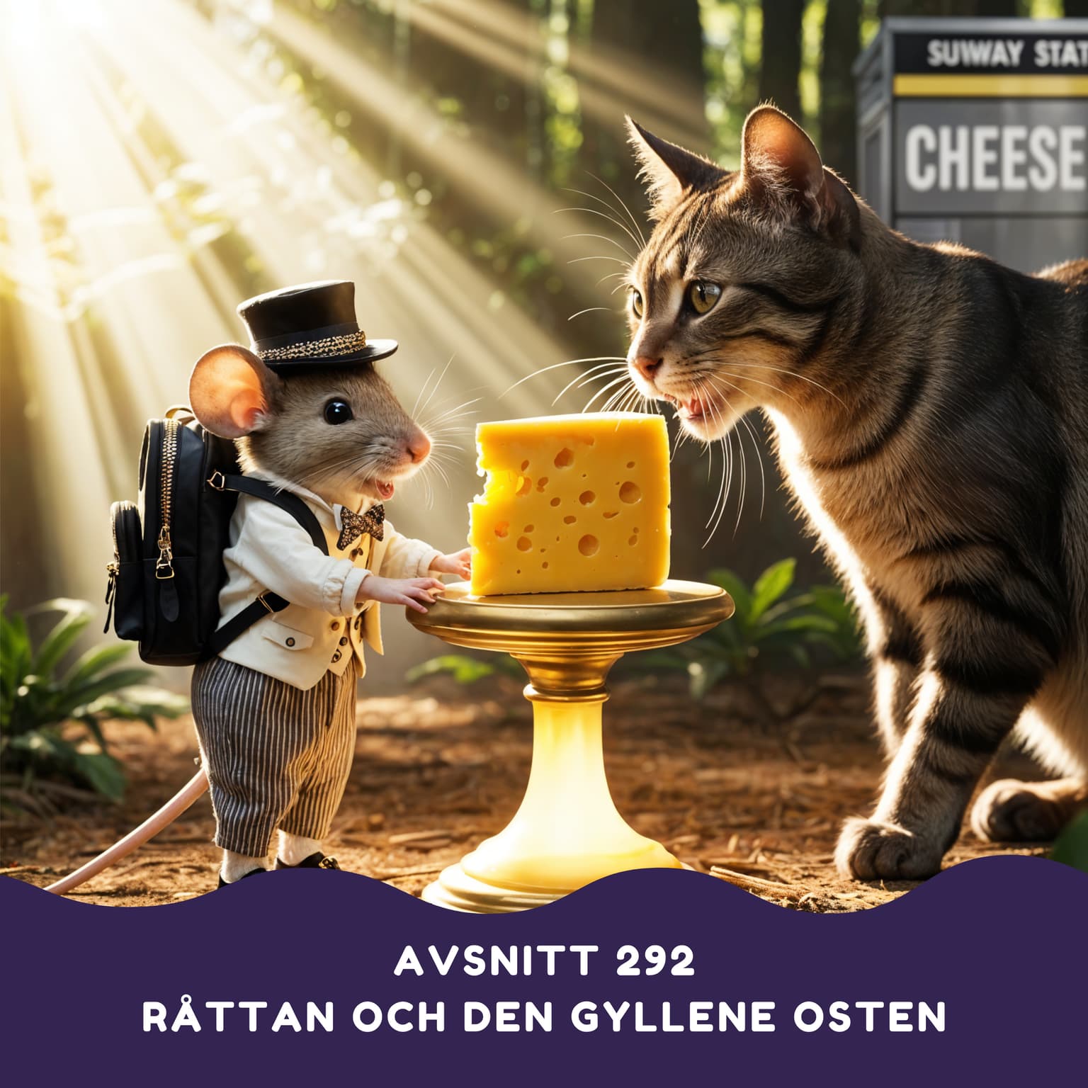 Råttan och den gyllene osten artwork