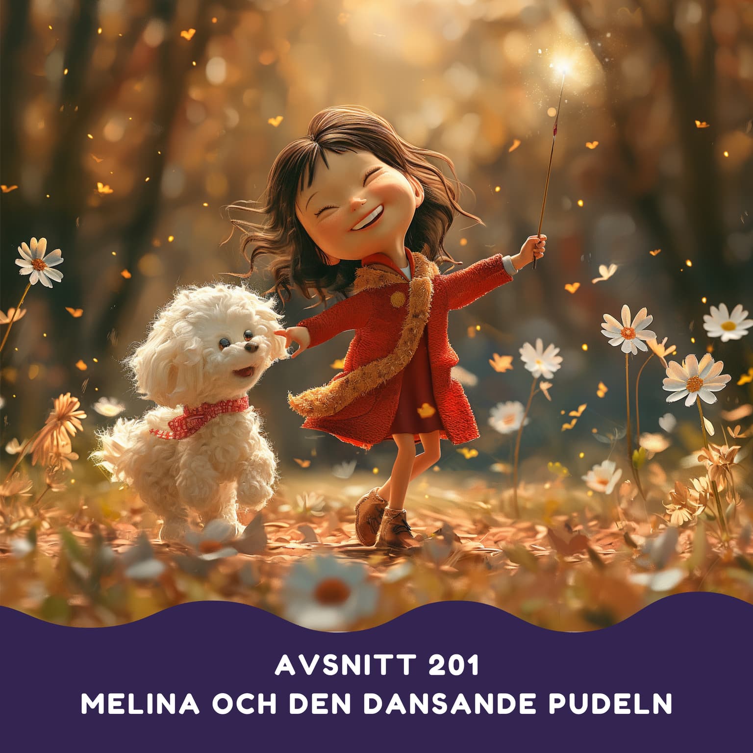 Melina och den dansande pudeln artwork