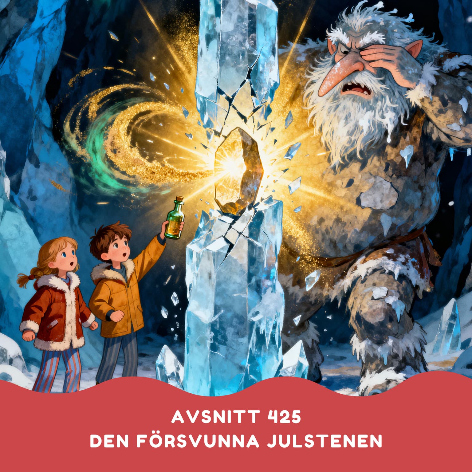 Den försvunna julstenen artwork