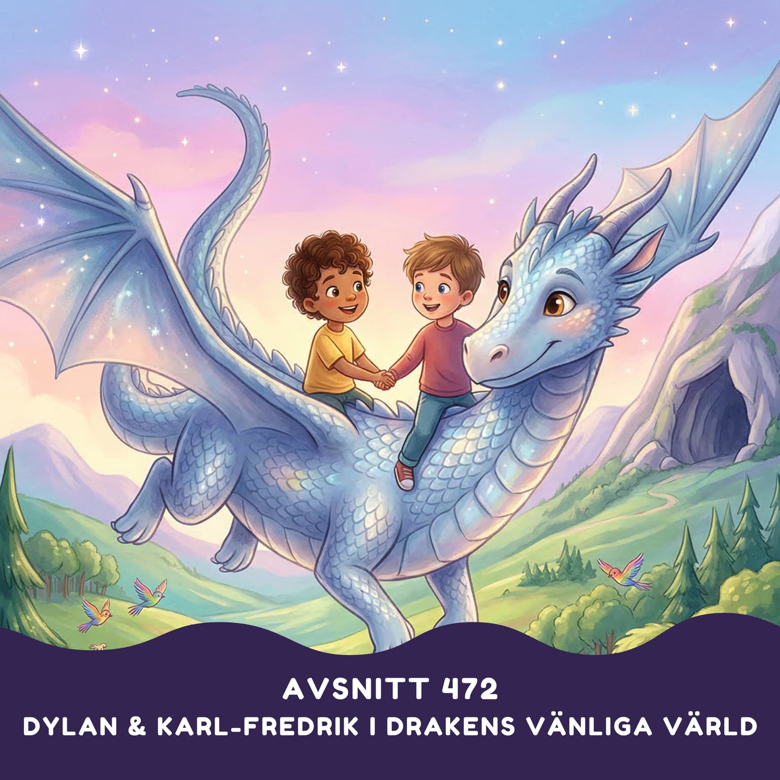 Dylan och Karl-Fredrik i drakens vänliga värld artwork
