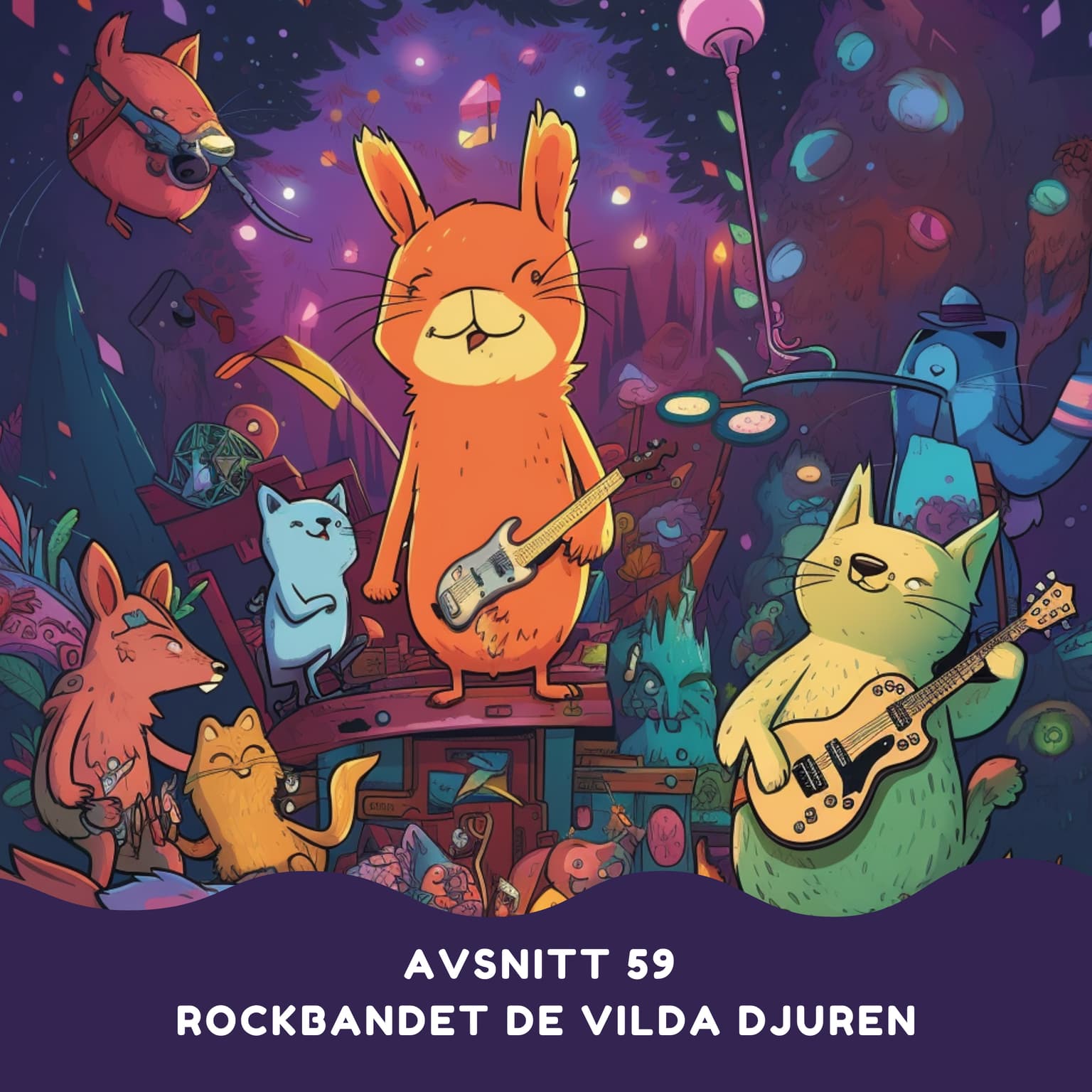 Rockbandet De Vilda Djuren (Gäst: Dogge Doggelito) artwork