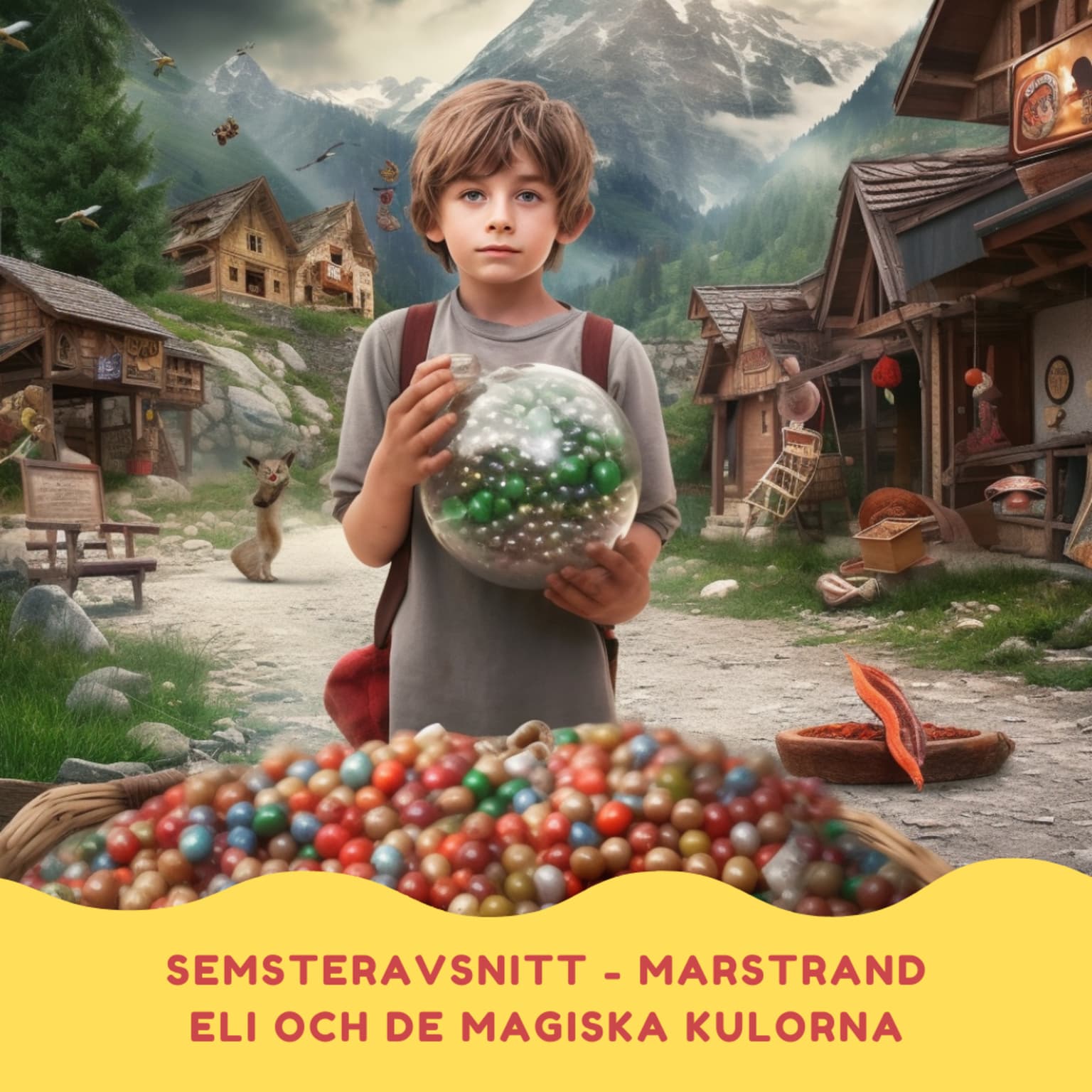 Eli och de magiska kulorna artwork