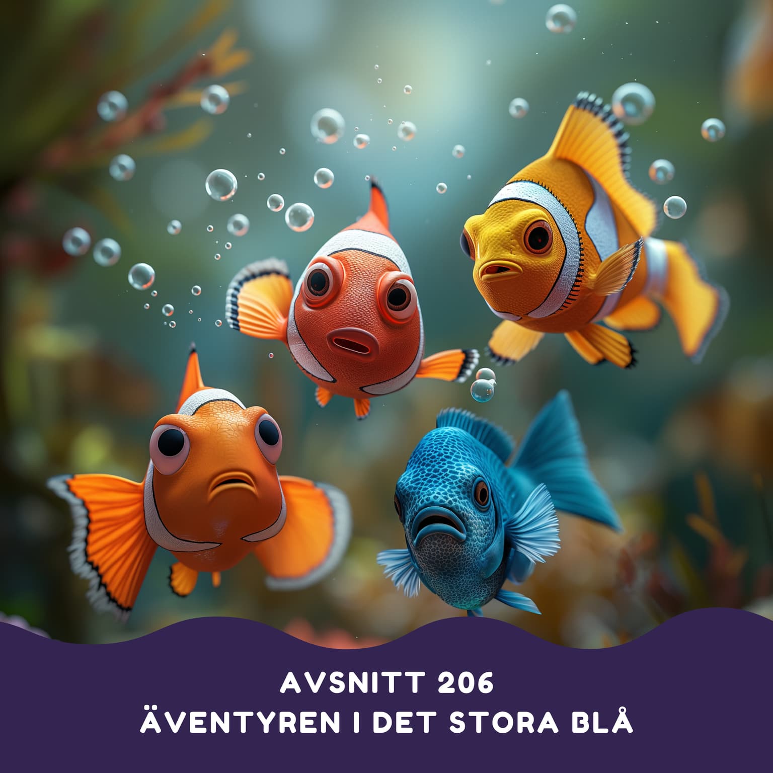 Äventyren i det stora blå artwork