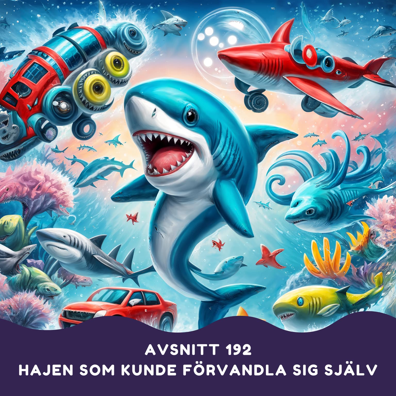 Hajen som kunde förvandla sig själv artwork