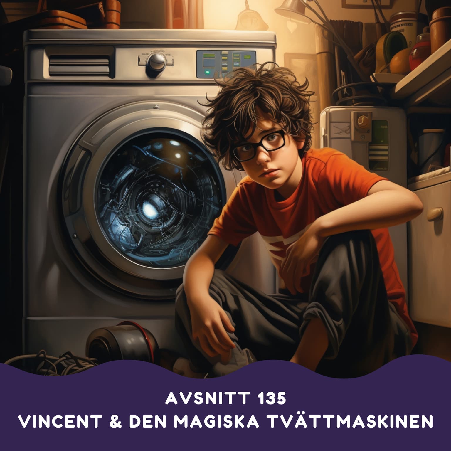 Vincent och den magiska tvättmaskinen artwork