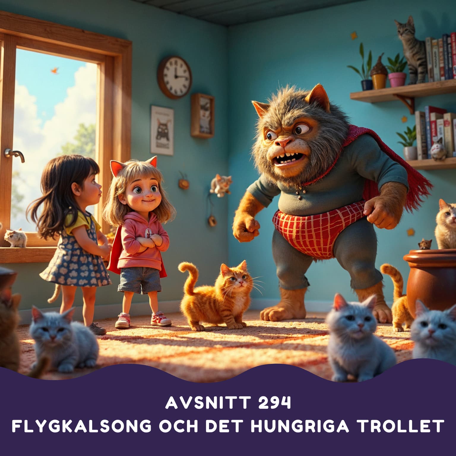 Flygkalsong och det hungriga trollet artwork
