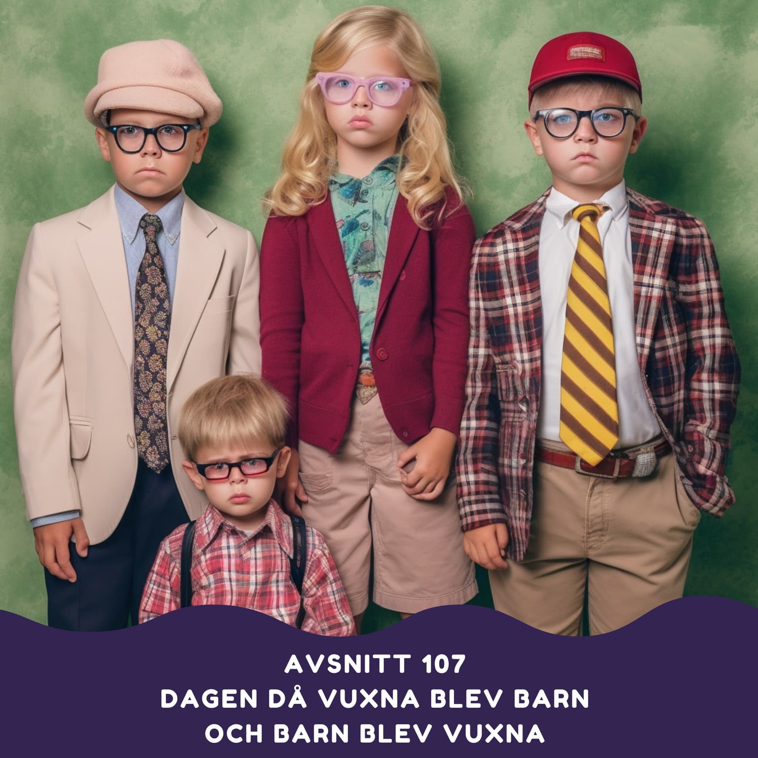 Dagen då vuxna blev barn och barn blev vuxna artwork