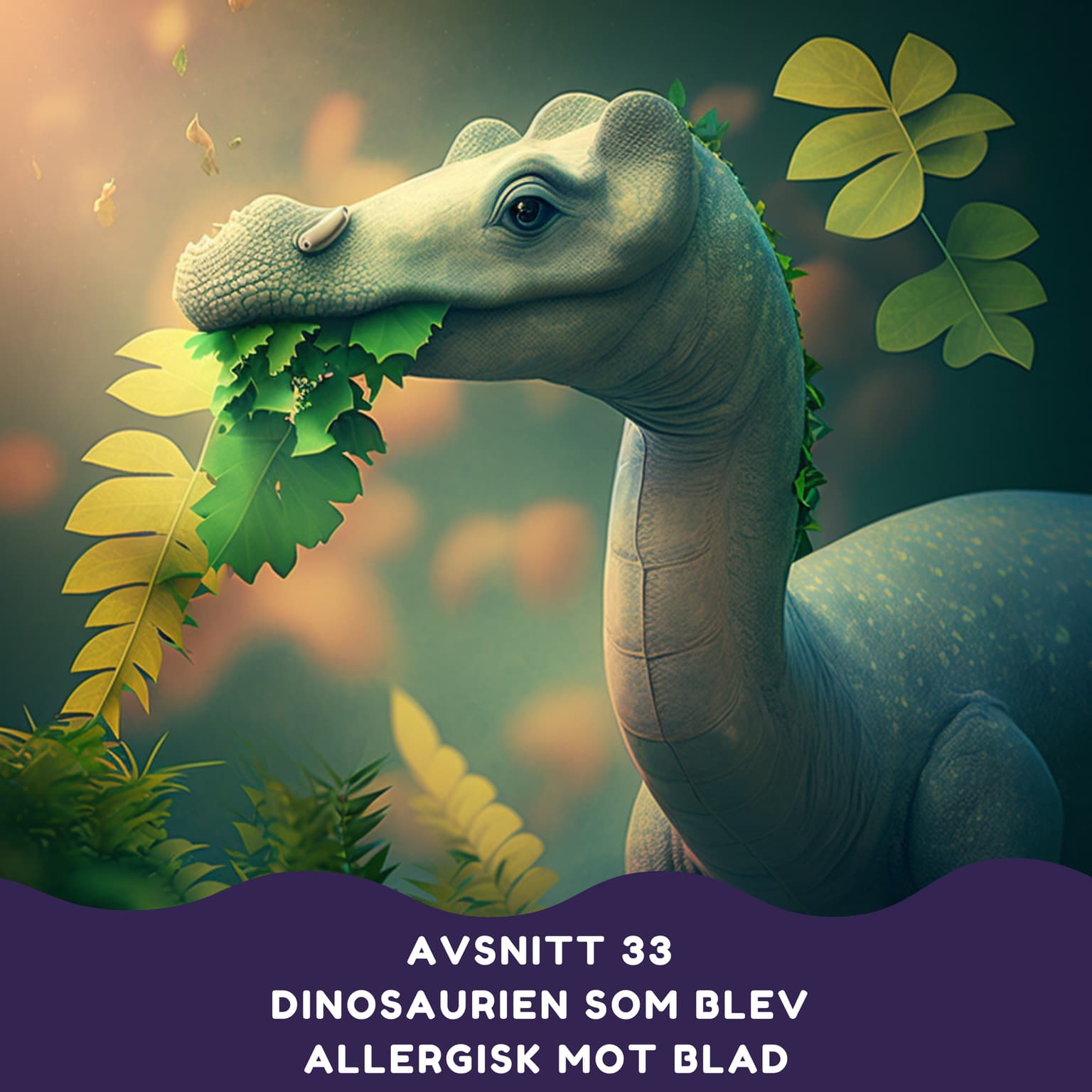 Dinosaurien som blev allergisk mot blad artwork