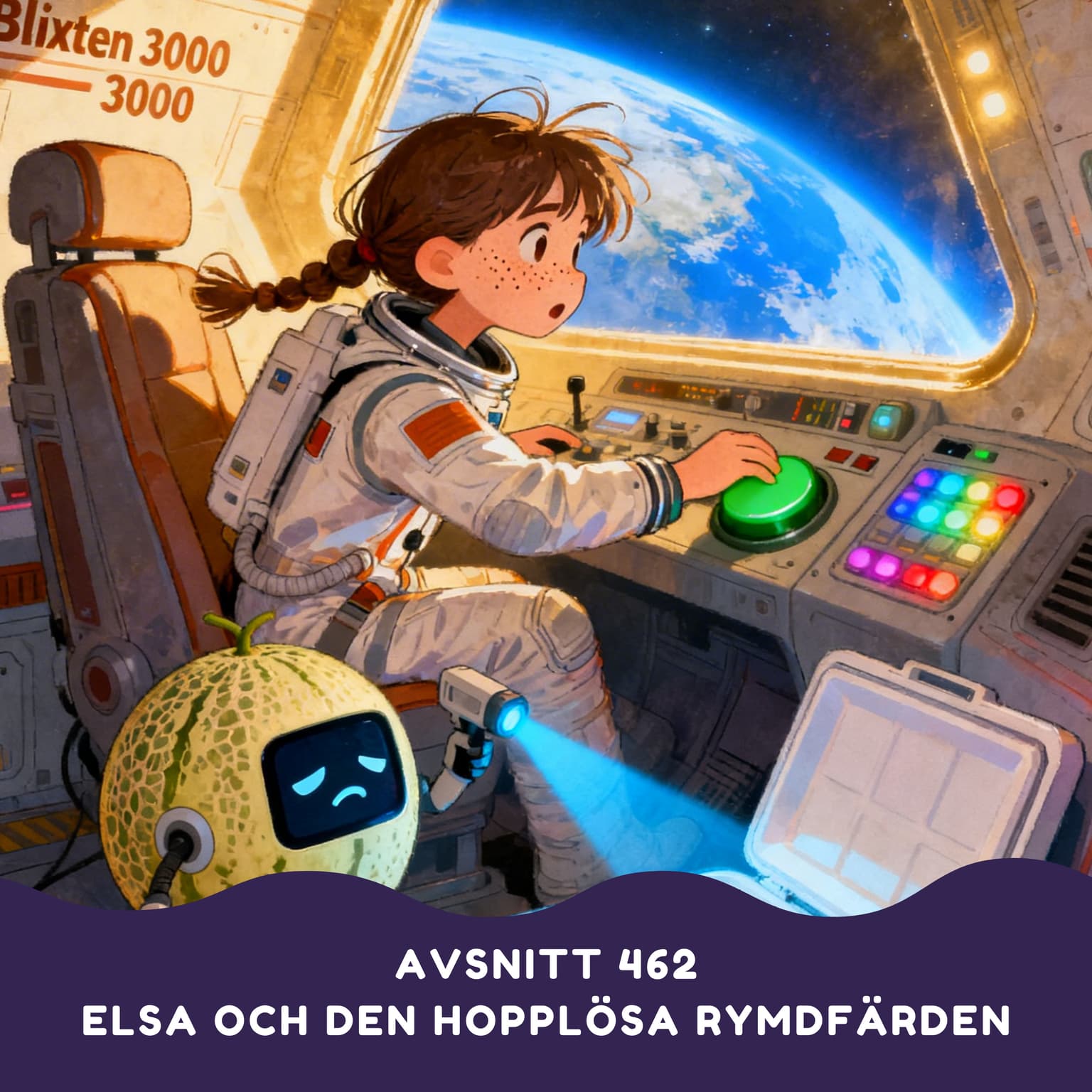 Astronaut Elsa och den hopplösa rymdfärden artwork