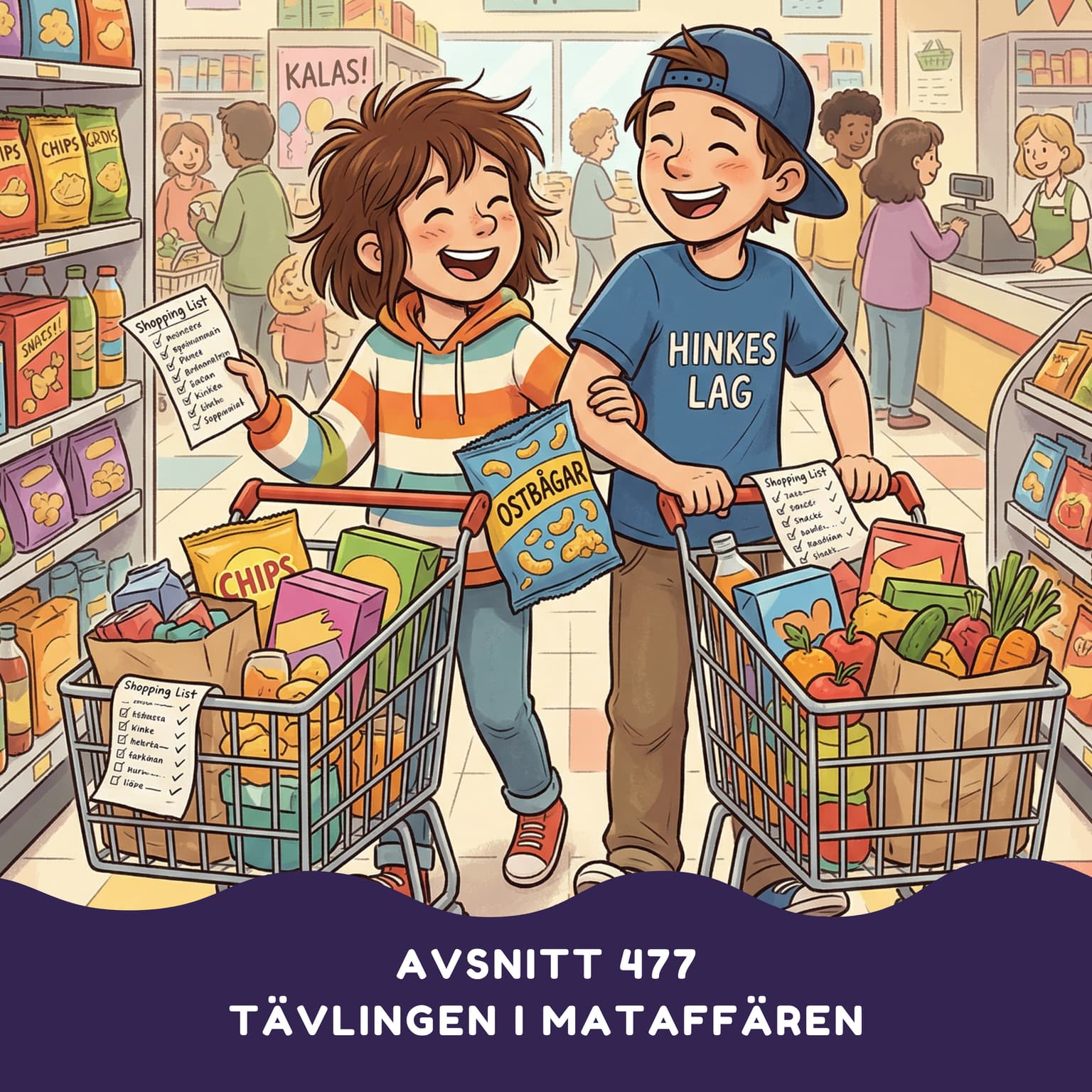 Tävlingen i mataffären artwork