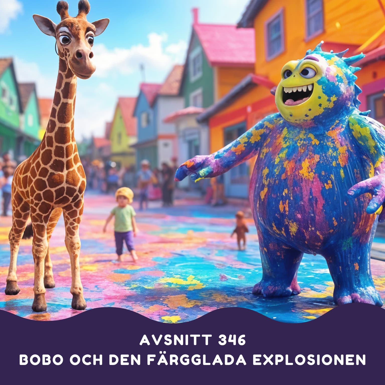 Bobo och den färgglada explosionen artwork
