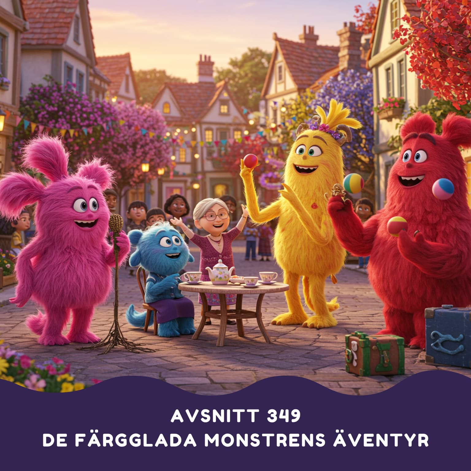 De färgglada monstrens äventyr artwork