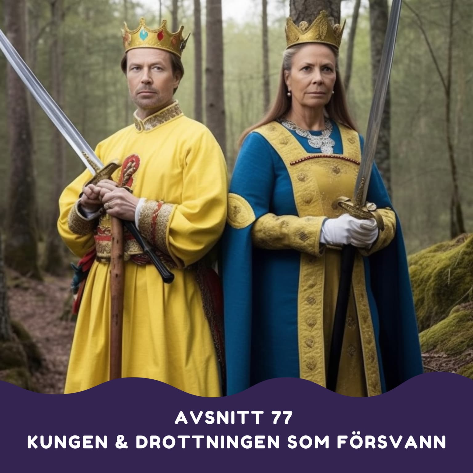 Kungen och drottningen som försvann artwork
