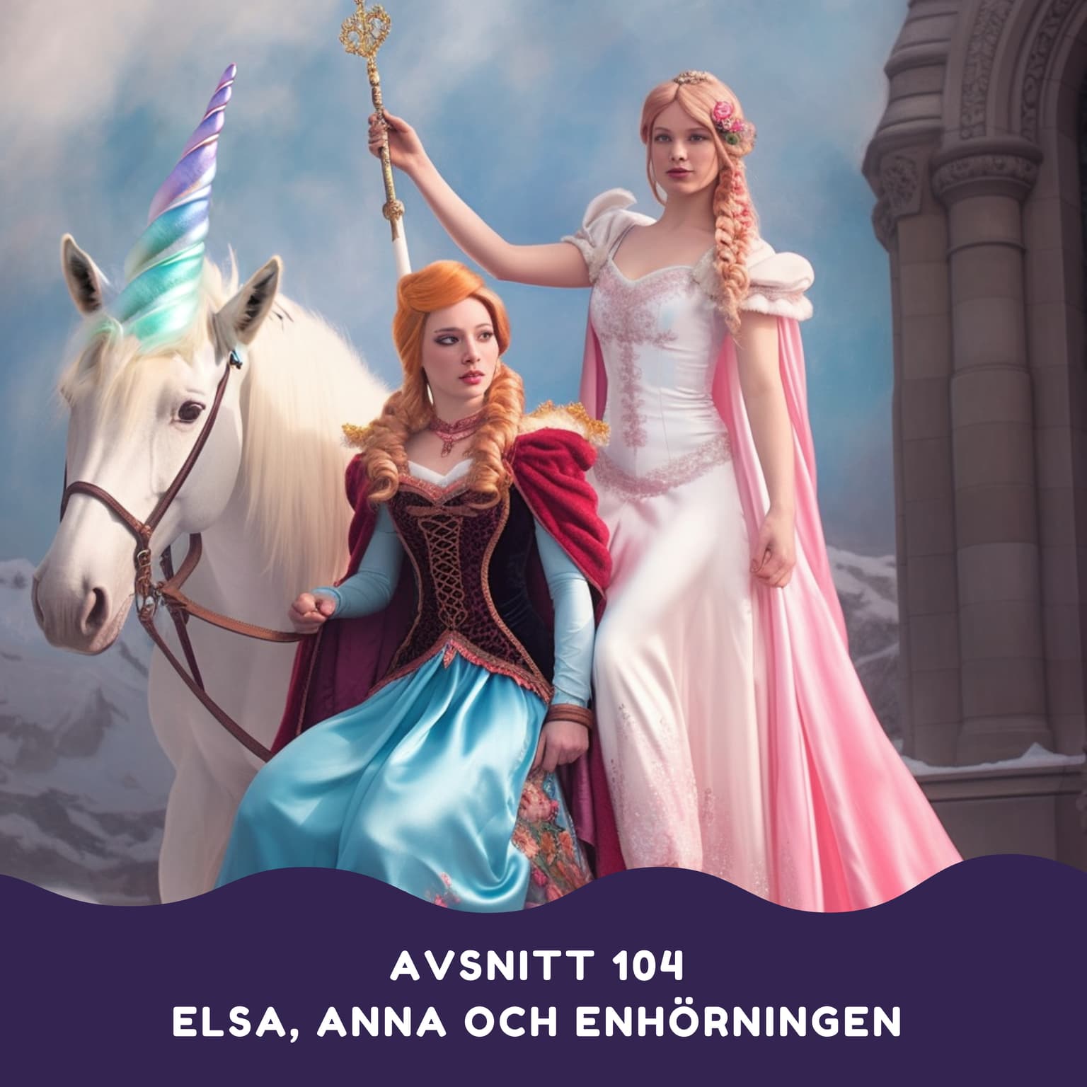 Elsa, Anna och enhörningen artwork