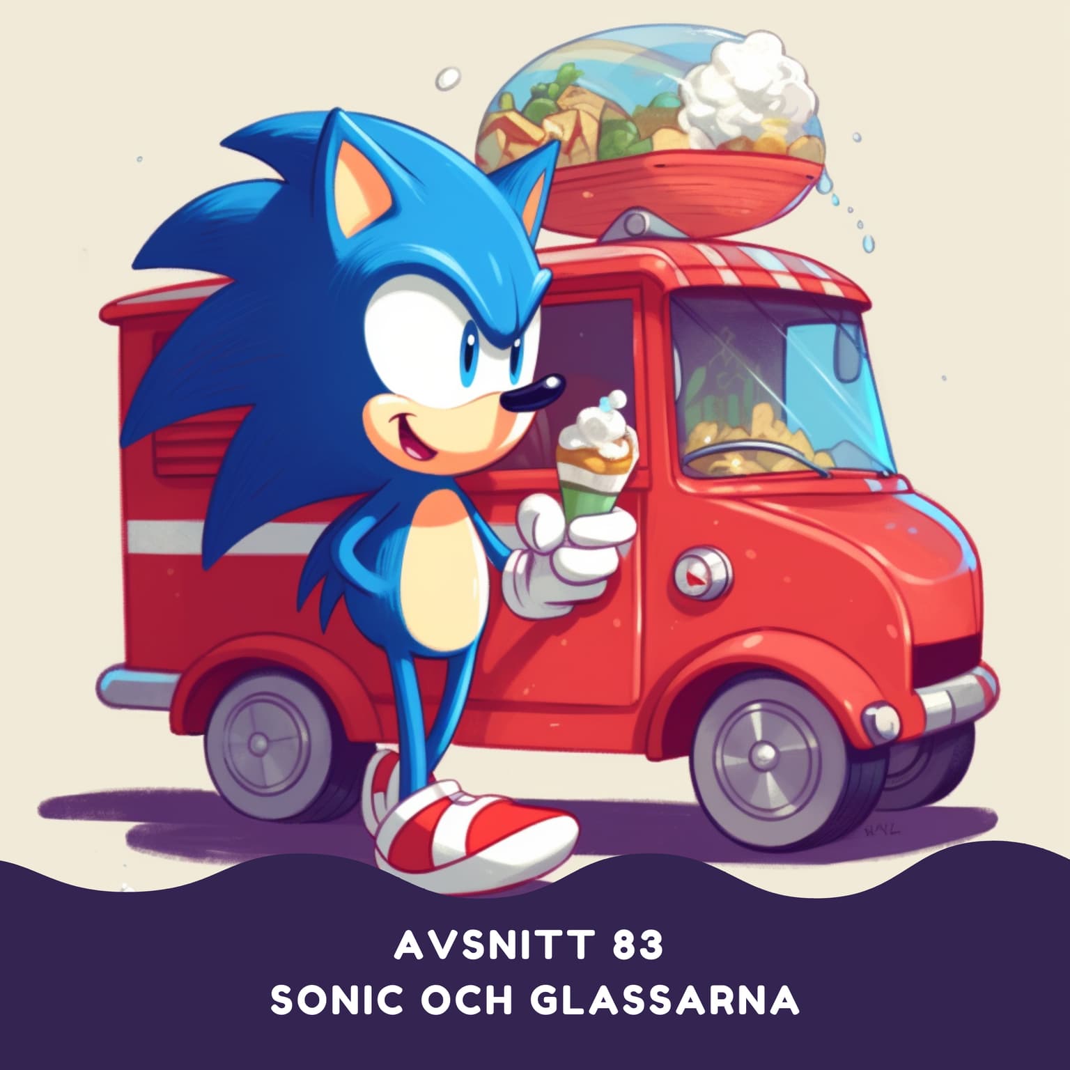 Sonic och glassarna artwork
