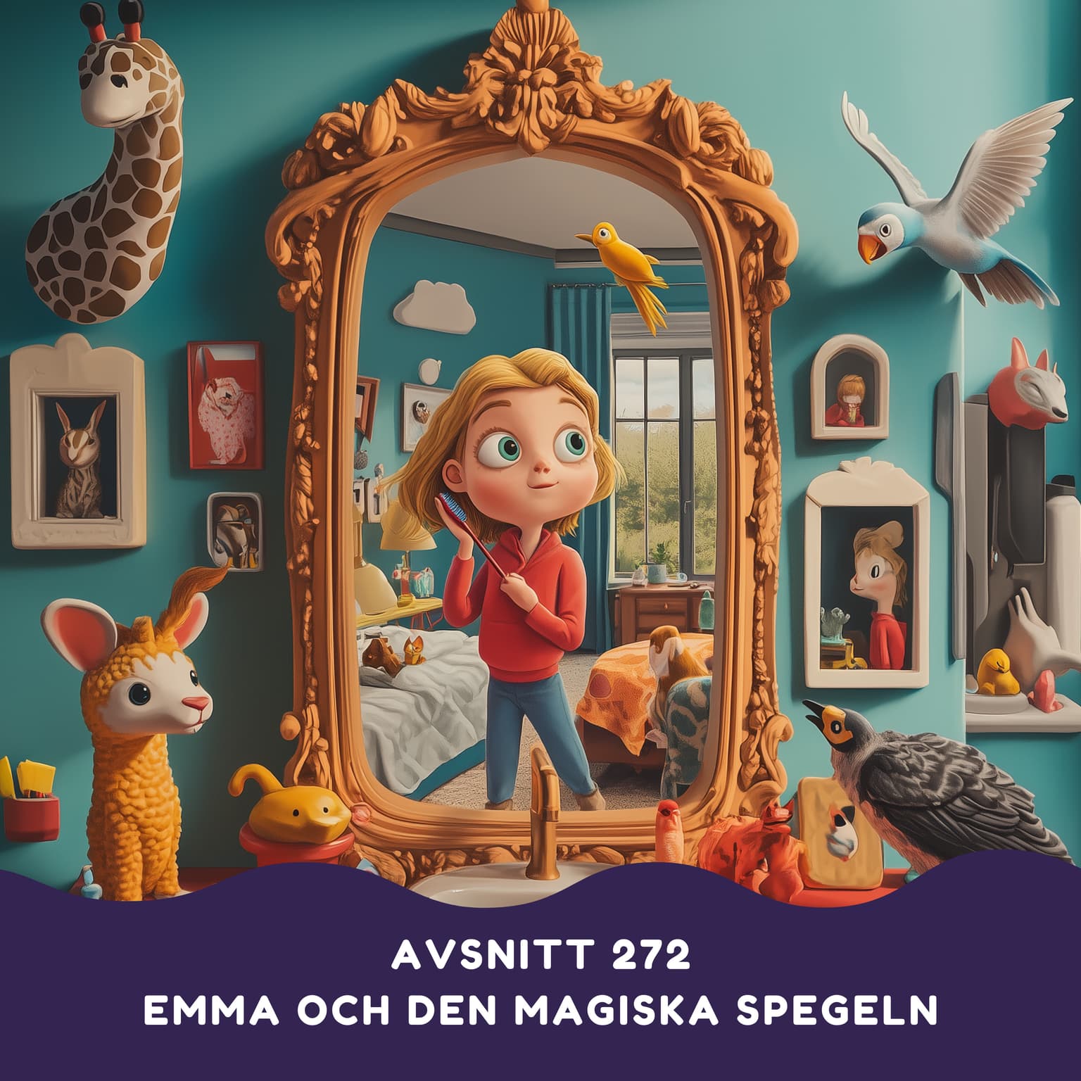 Emma och den magiska spegeln artwork