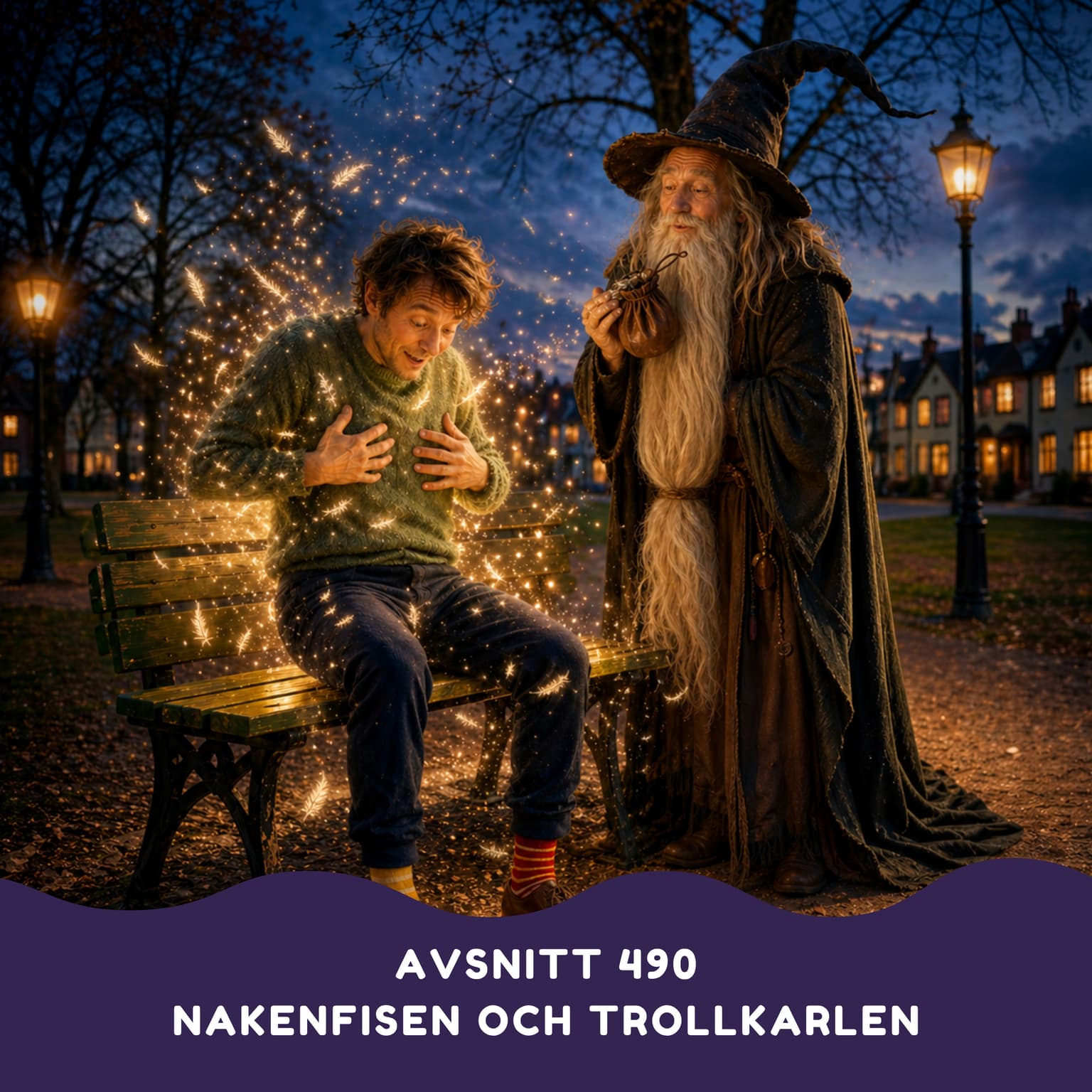Nakenfisen och trollkarlen artwork