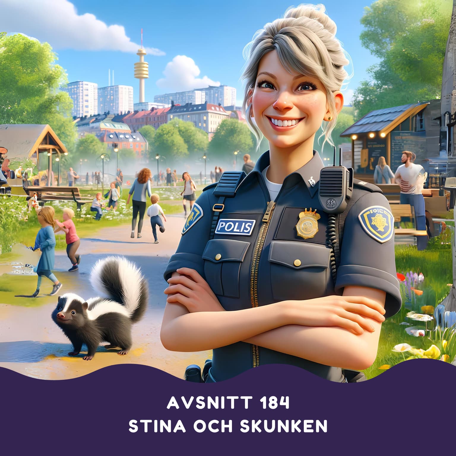 Stina och skunken artwork